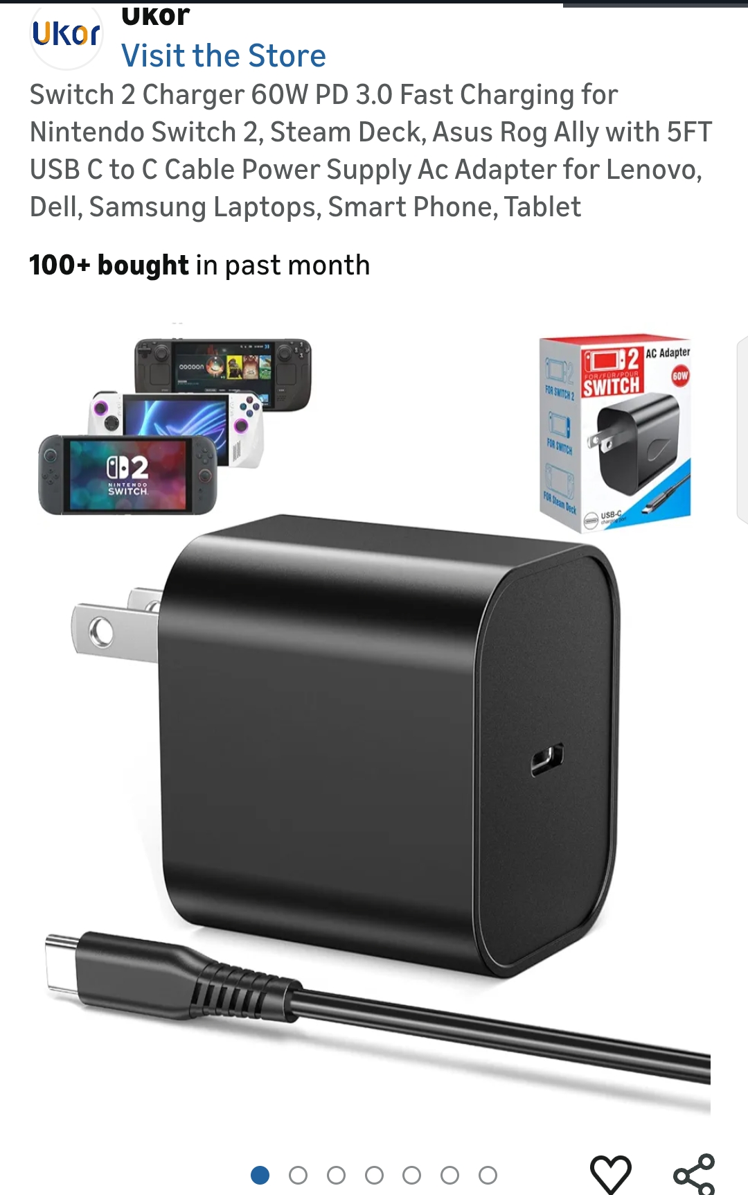 switch 2 charger