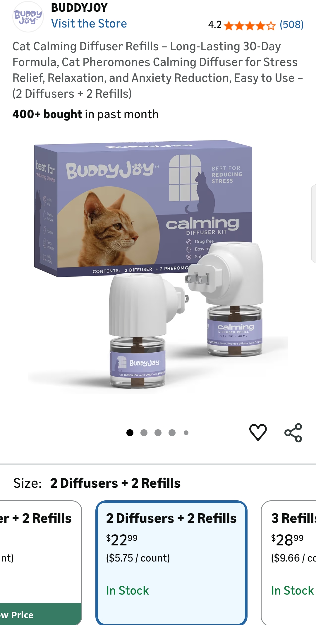 "pheromone diffuser for cat "