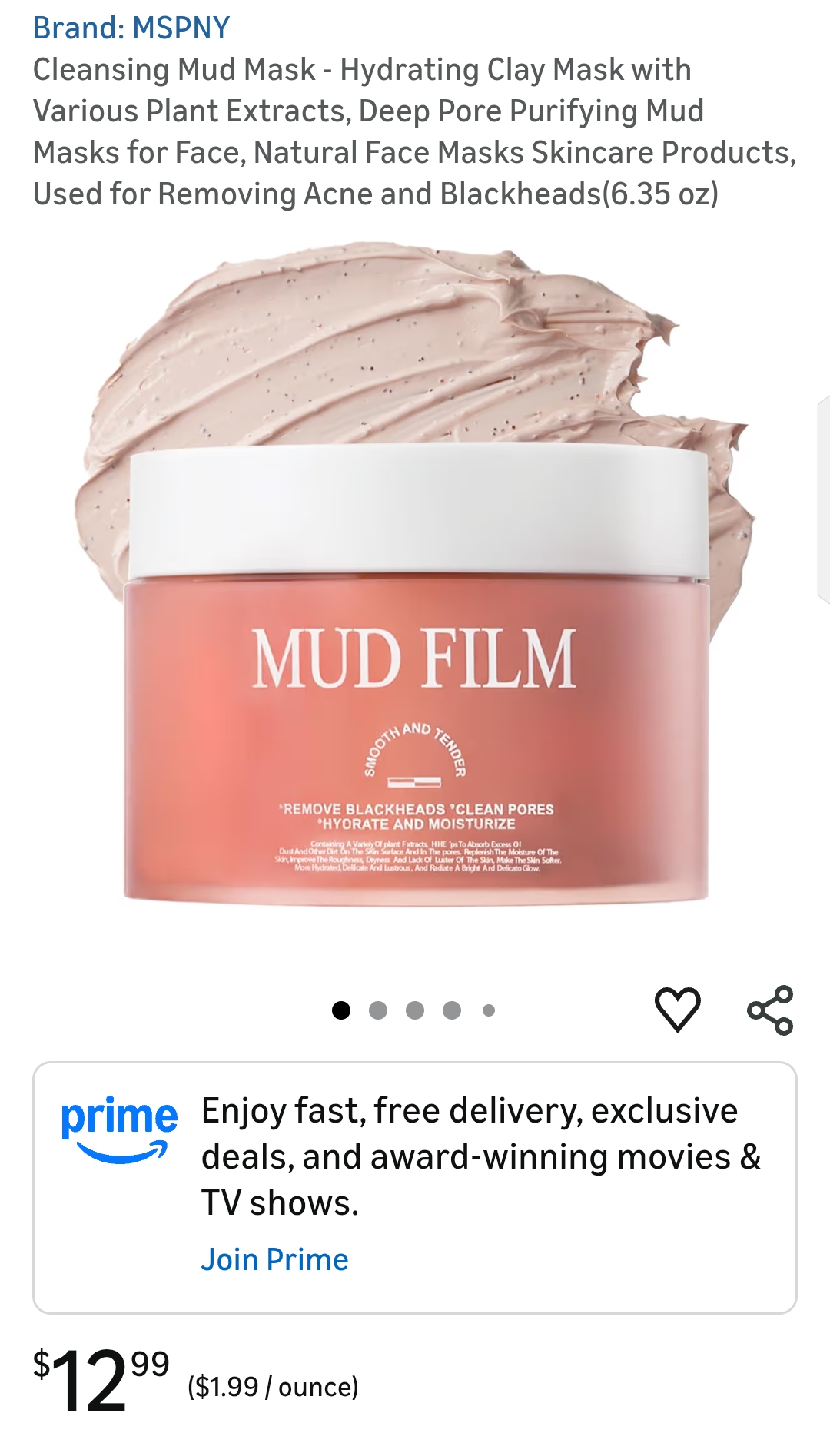 Deep Cleansing Mud Mask