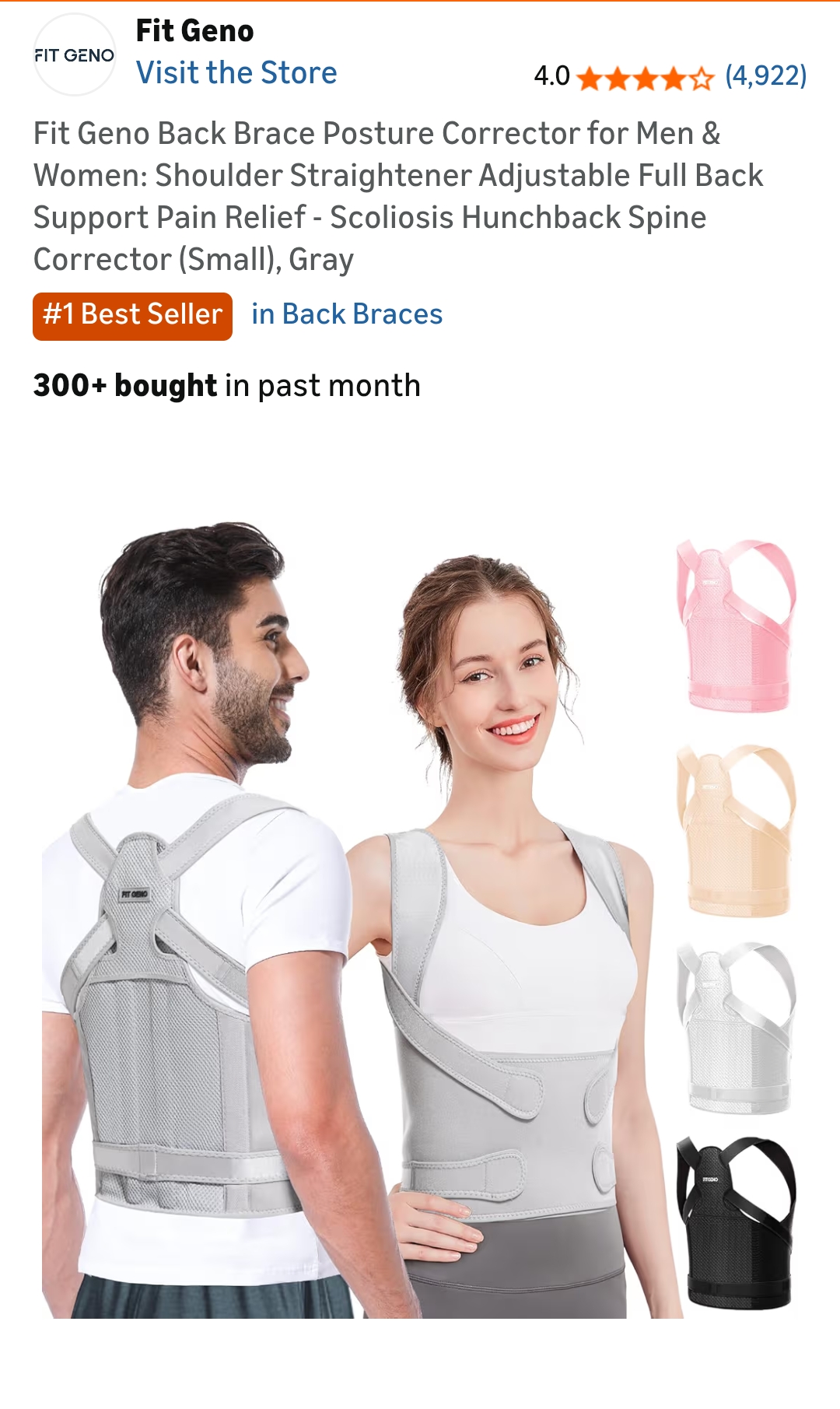 Back Brace Posture Corrector