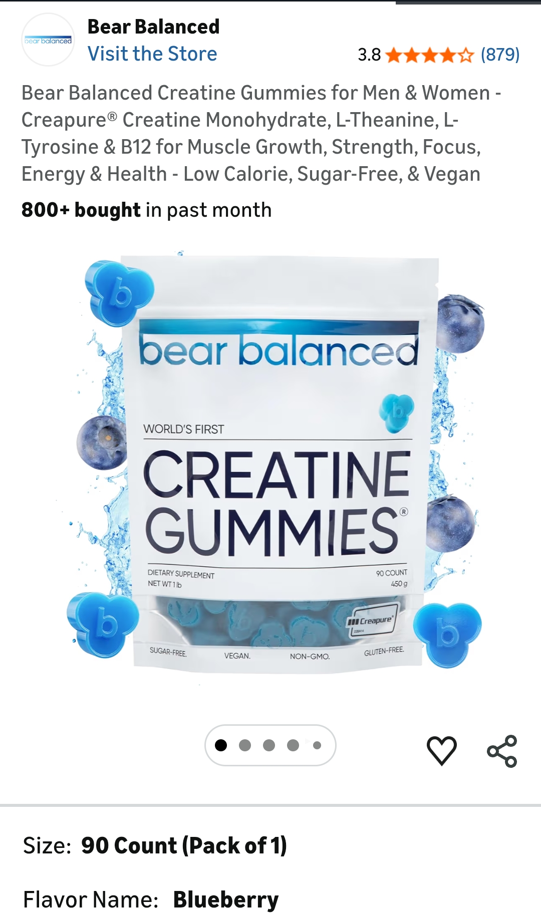 Creatine Gummies for Men & Women