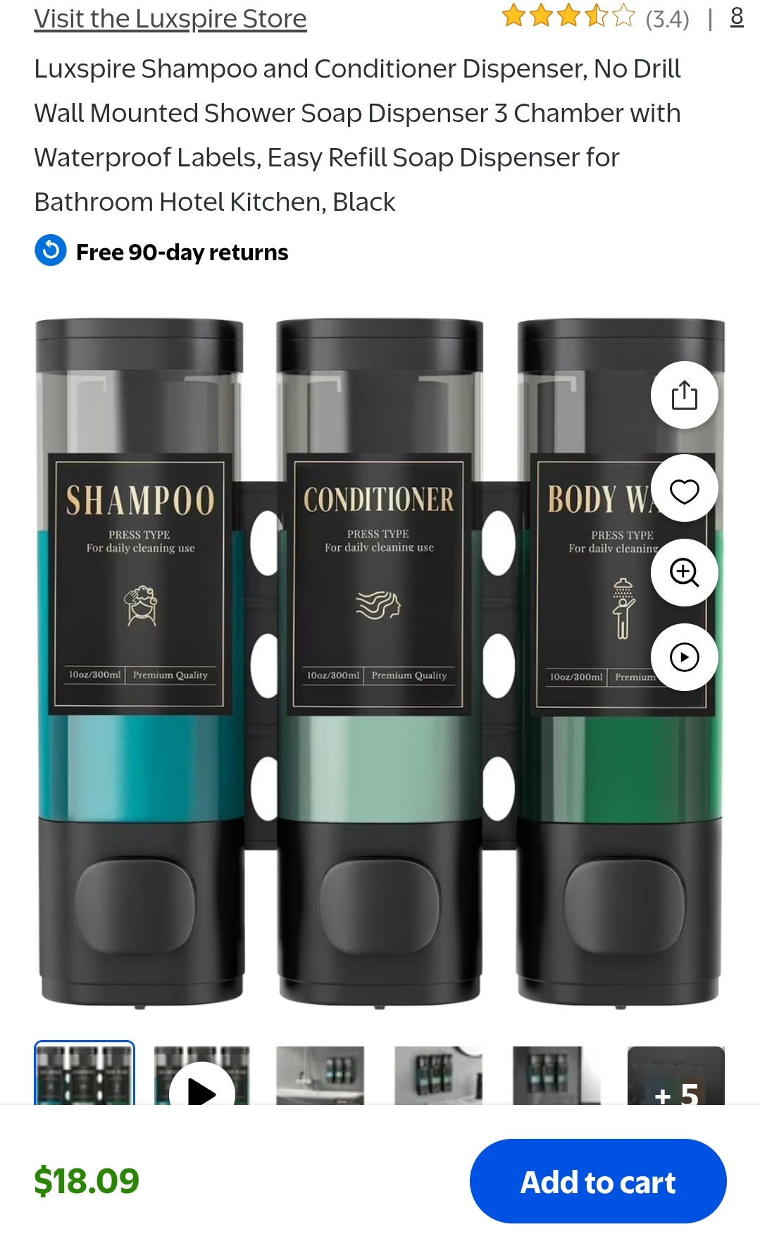 shower dispenser