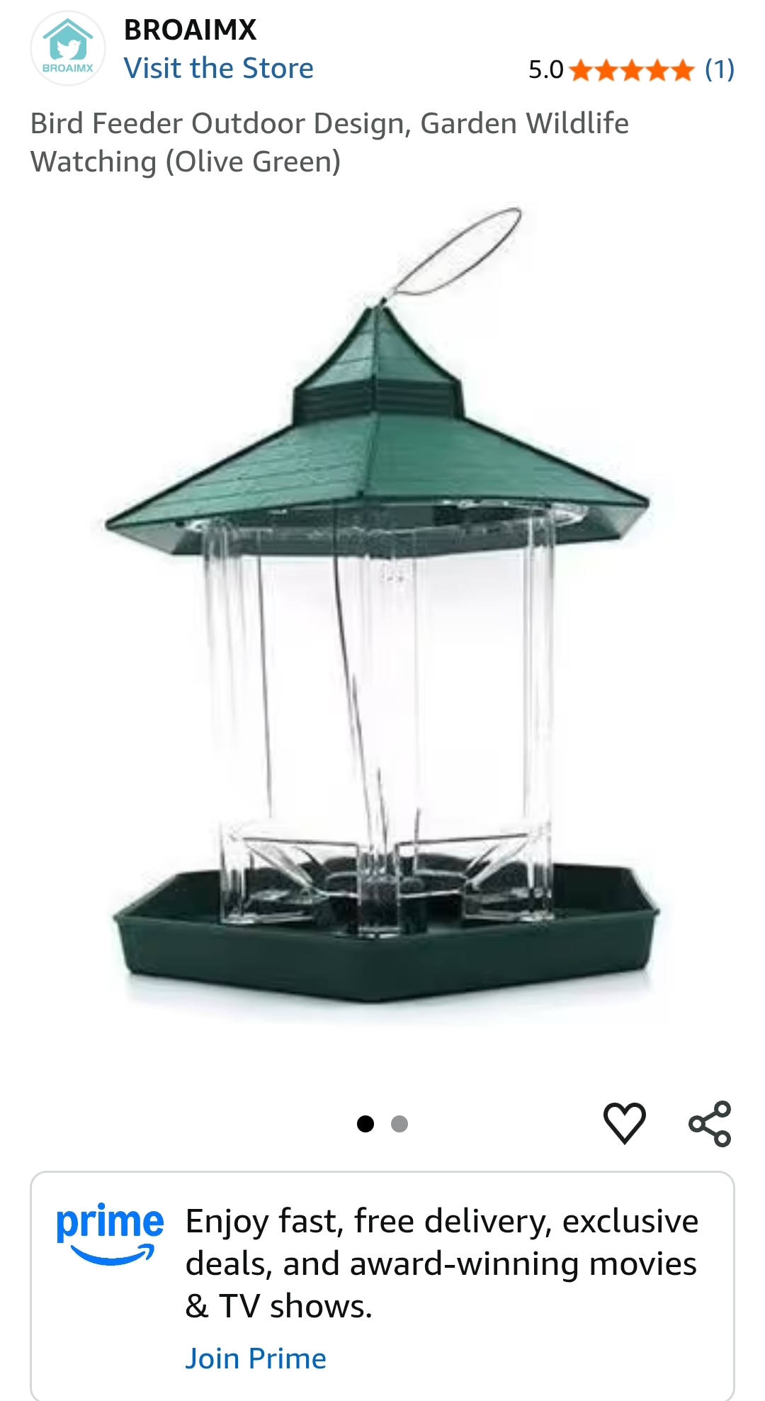 bird feeder with
