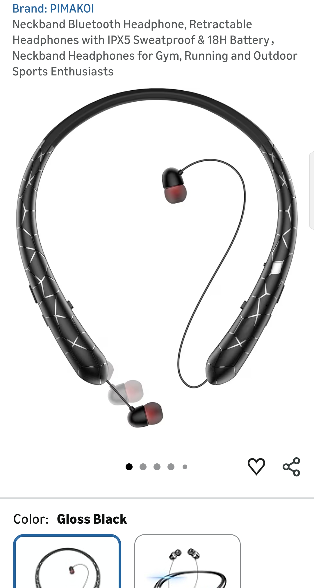 Neckband Bluetooth Headphone