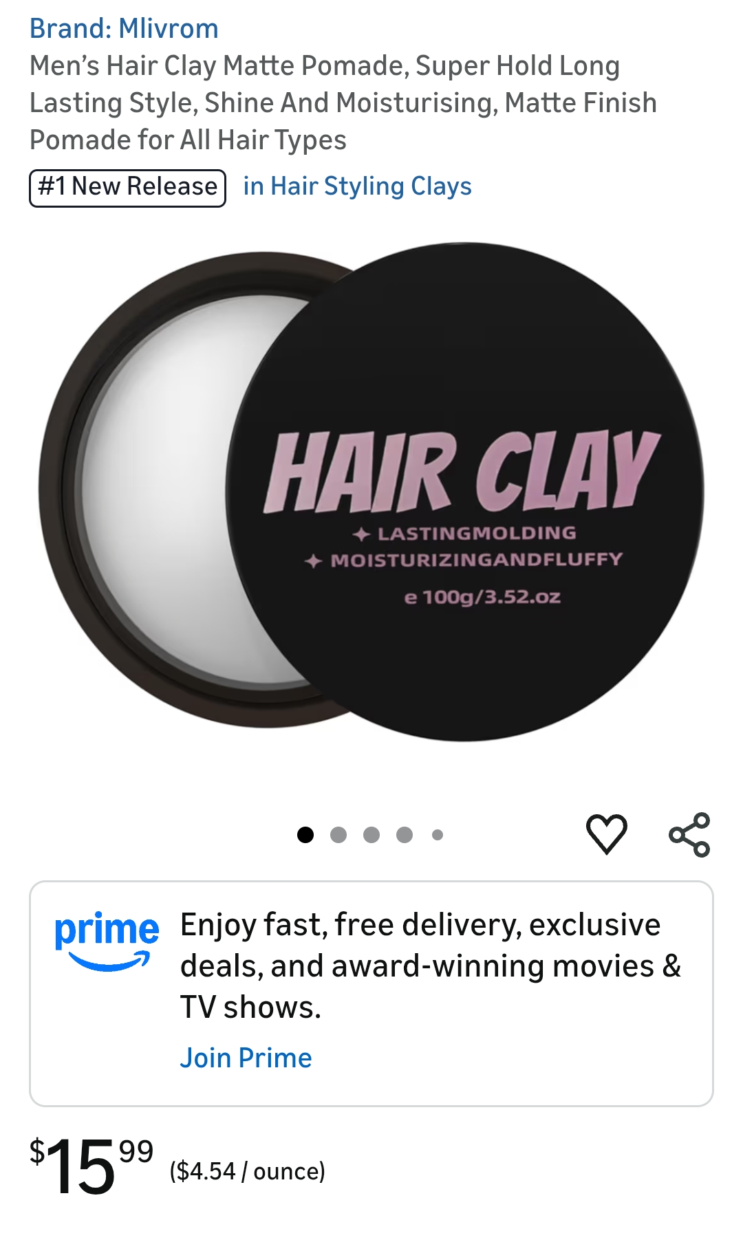 Hair Clay Matte Pomade
