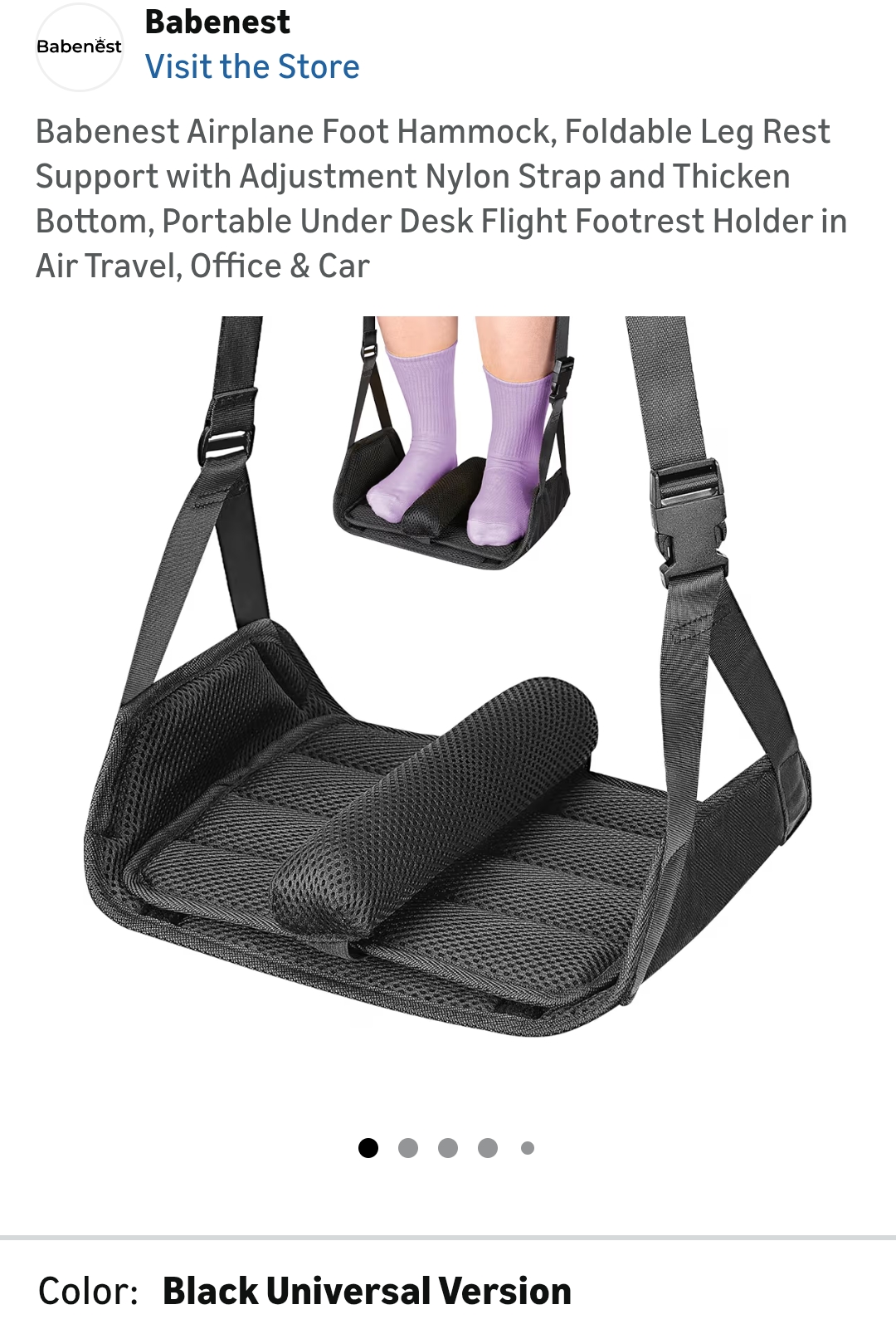 Airplane Foot Hammock