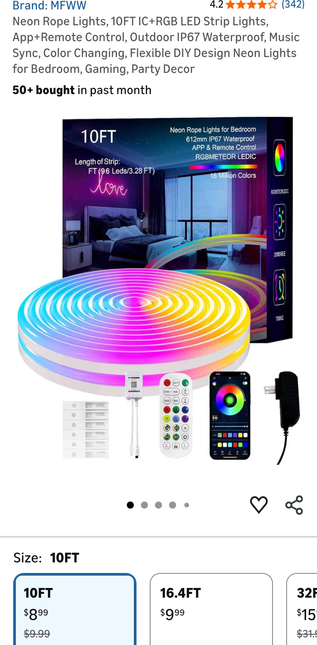 MFWW Neon Rope Lights