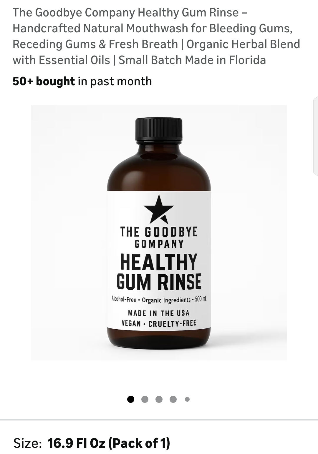 The Goodbye Company Healthy Gum Rinse