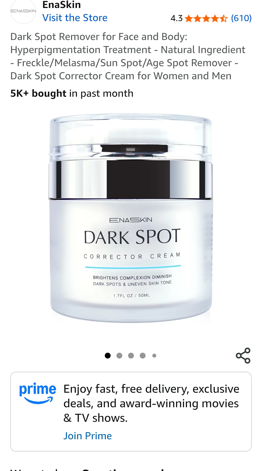 dark spot corrector for face
