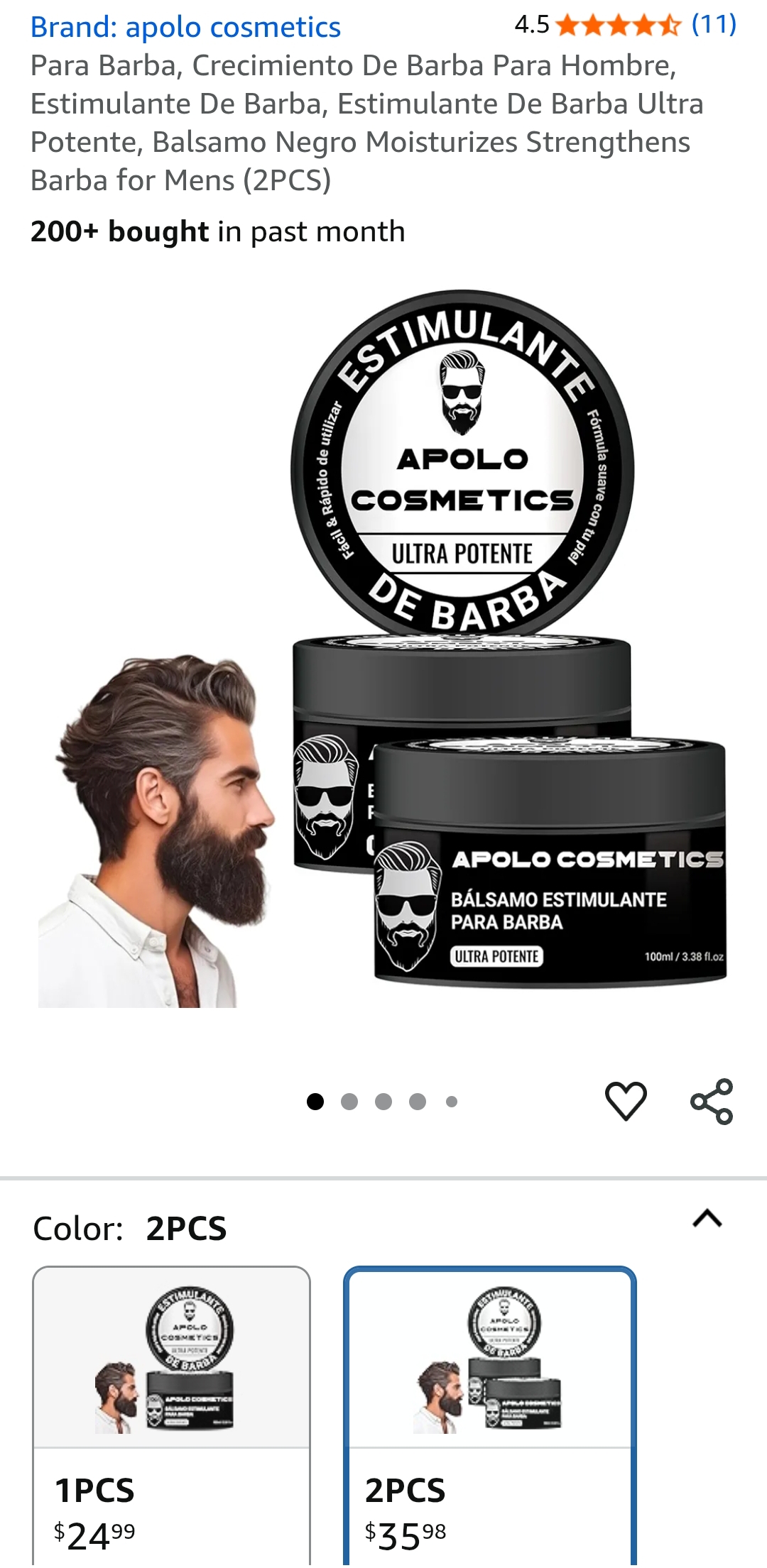 apolo cosmetics Para Barba