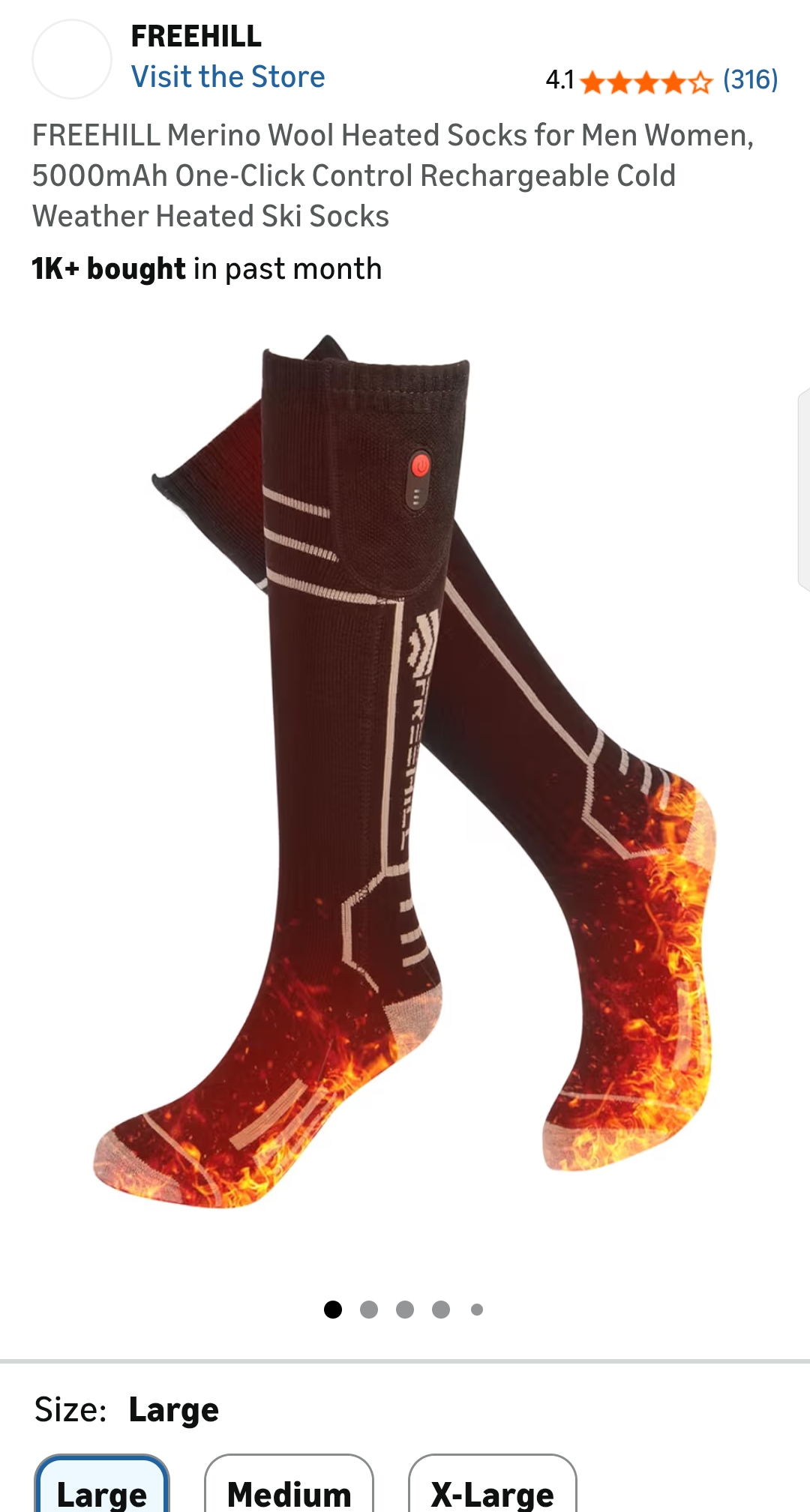heated socks