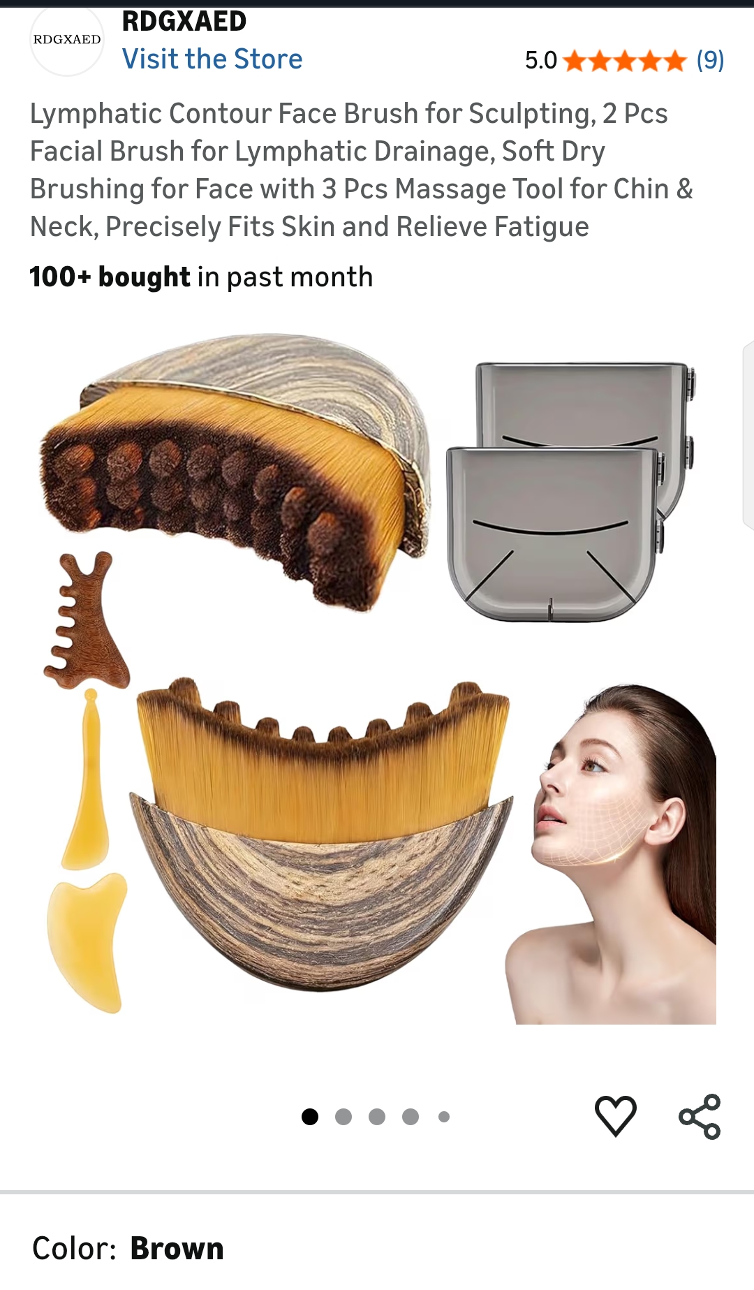 Lymphatic Contour Face Brush