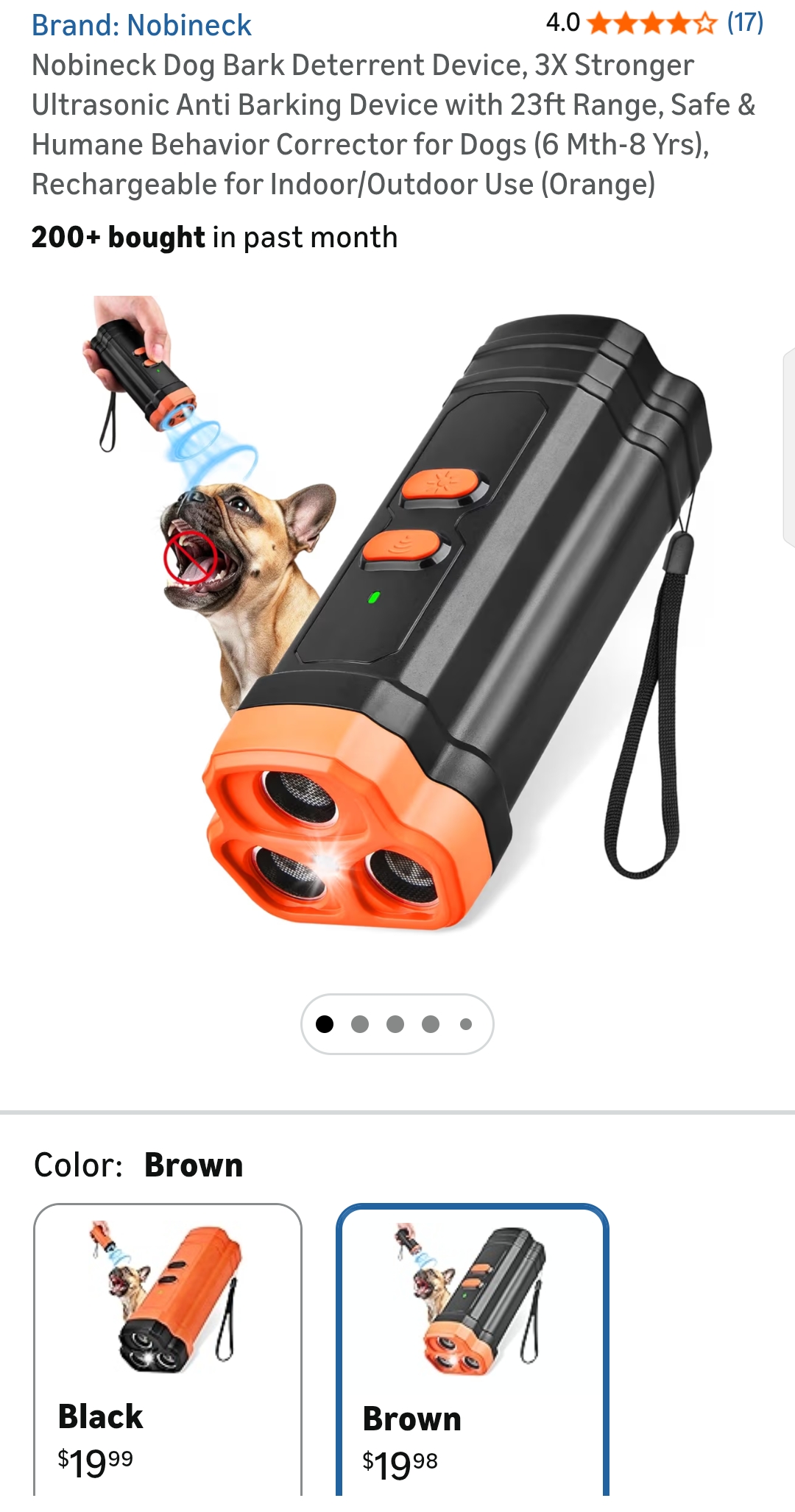 dog bark deterrent devices