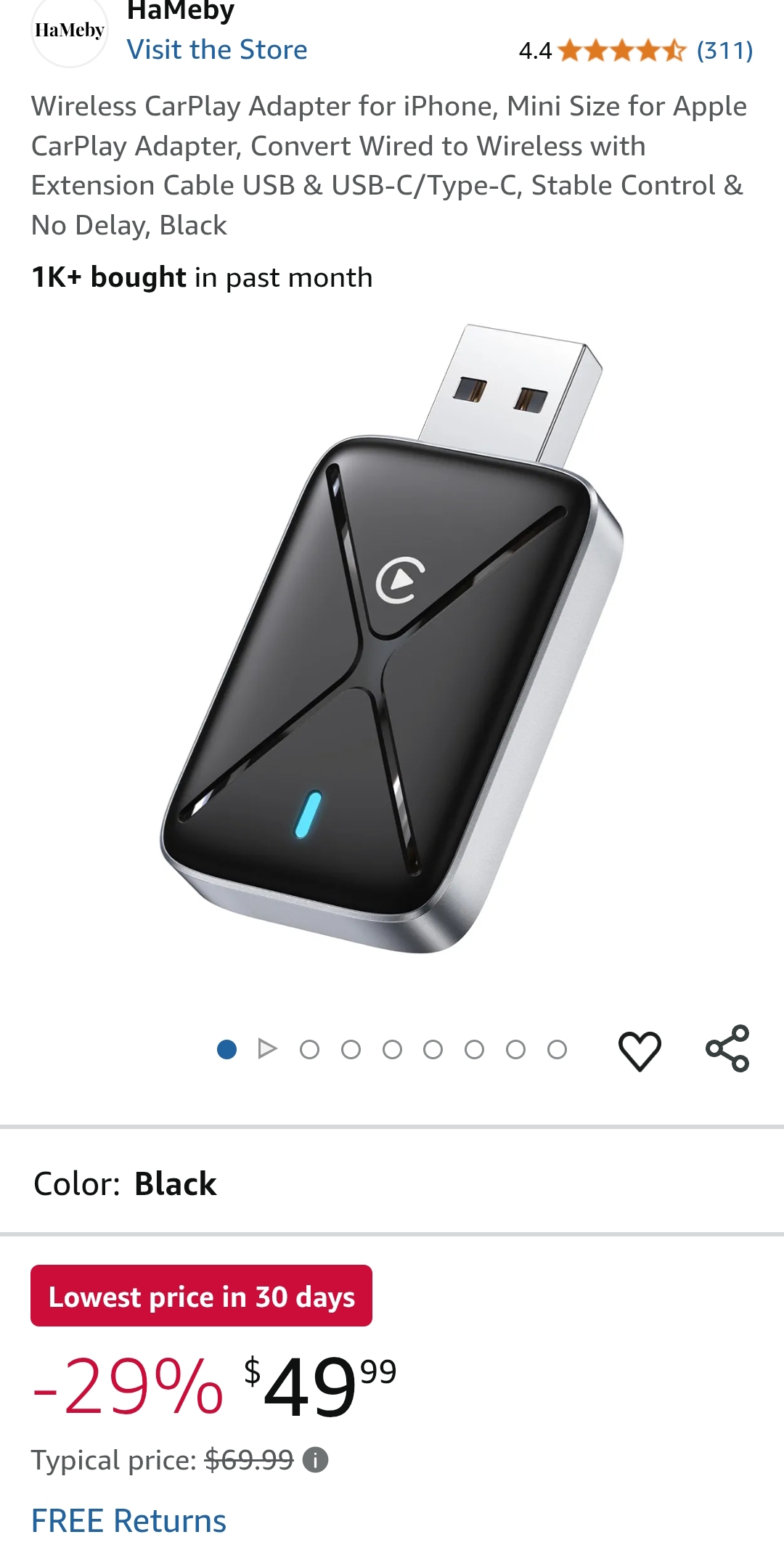 Wireless CarPlay Adapter for iPhone