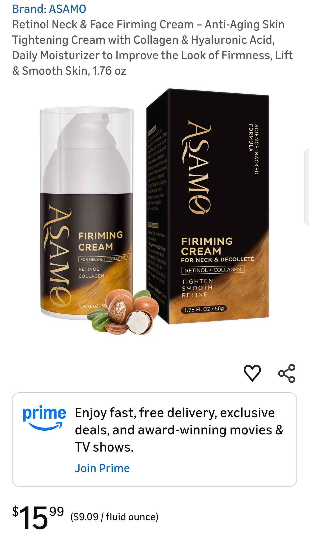 Retinol Neck & Face Firming Cream