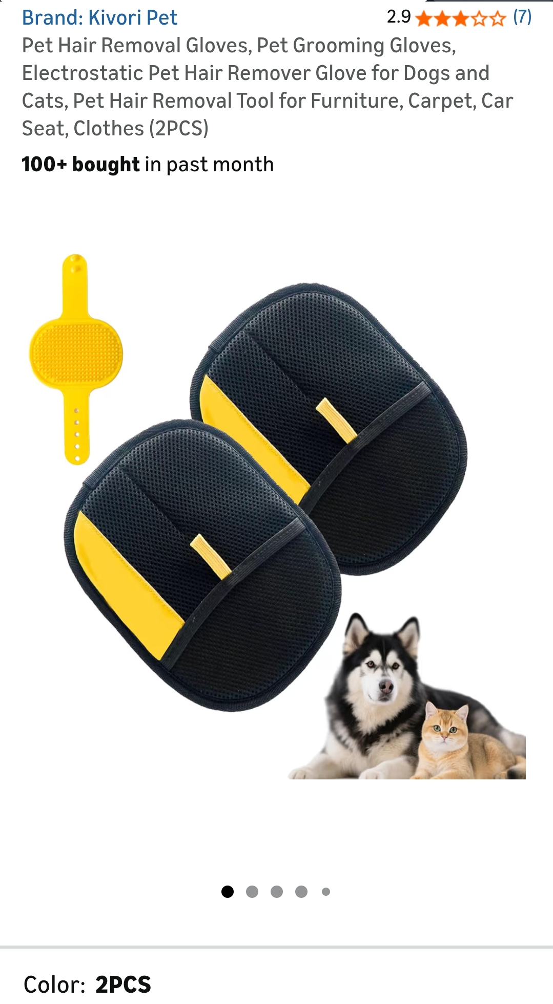 Pet Hair Removal Gloves