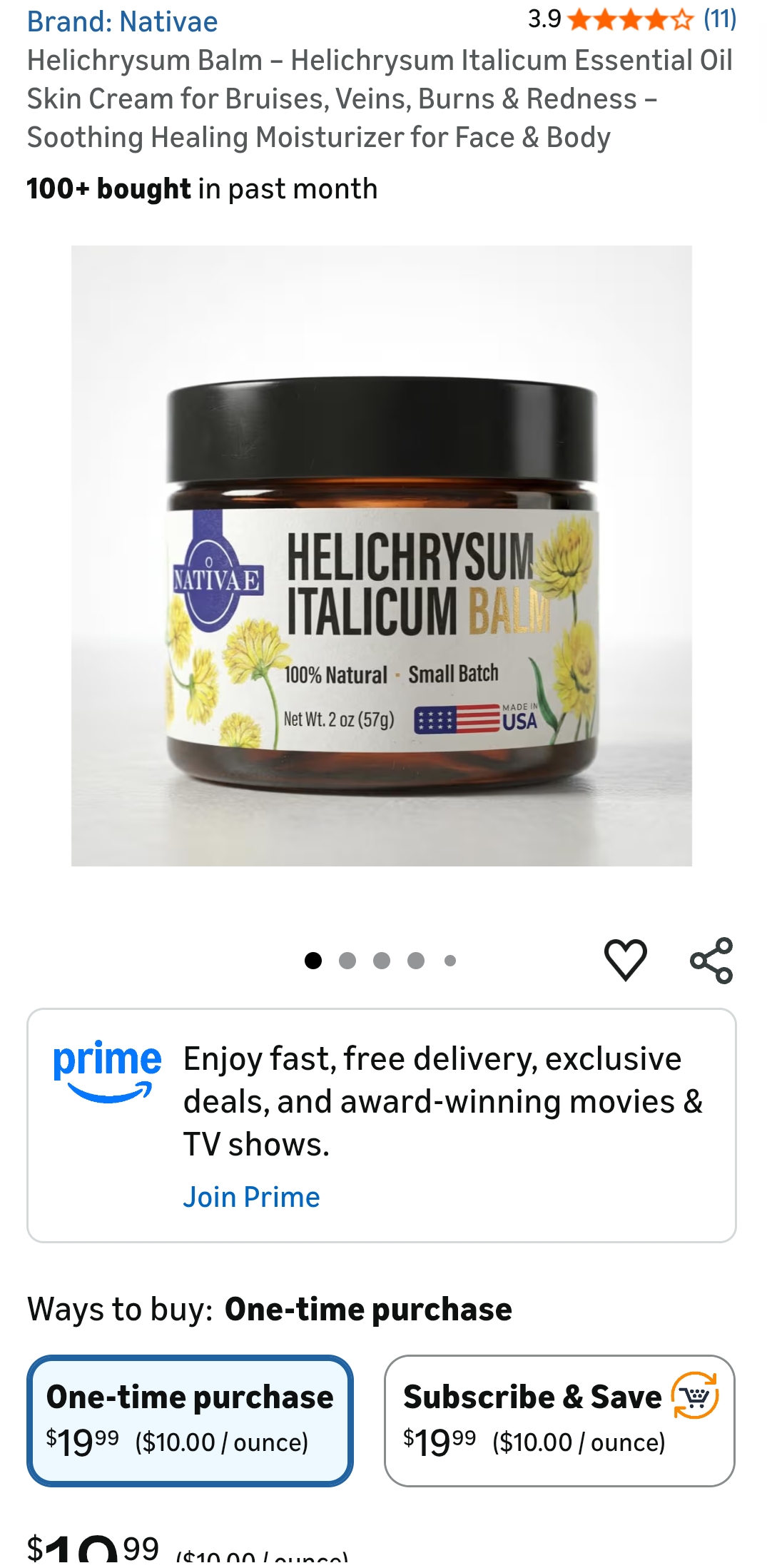 Helichrysum Balm