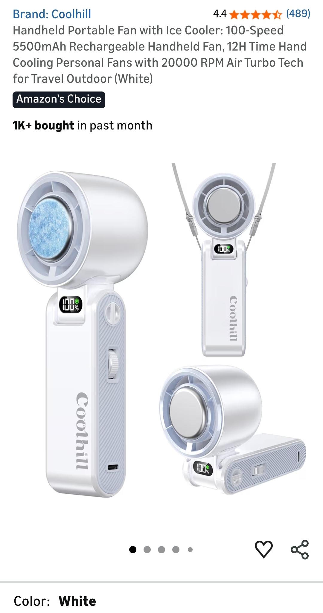 coolhill portable fan