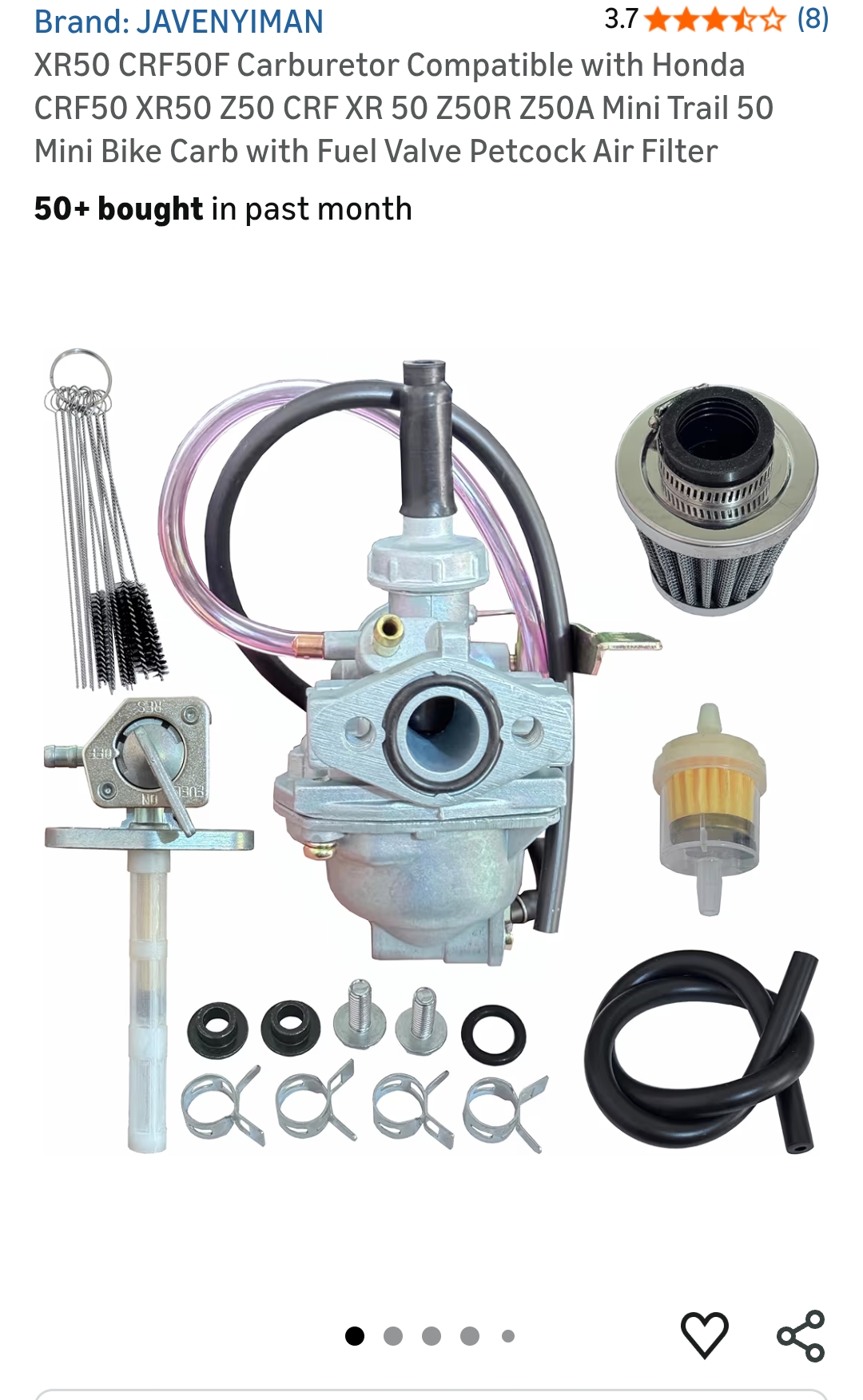 crf50 carburetor