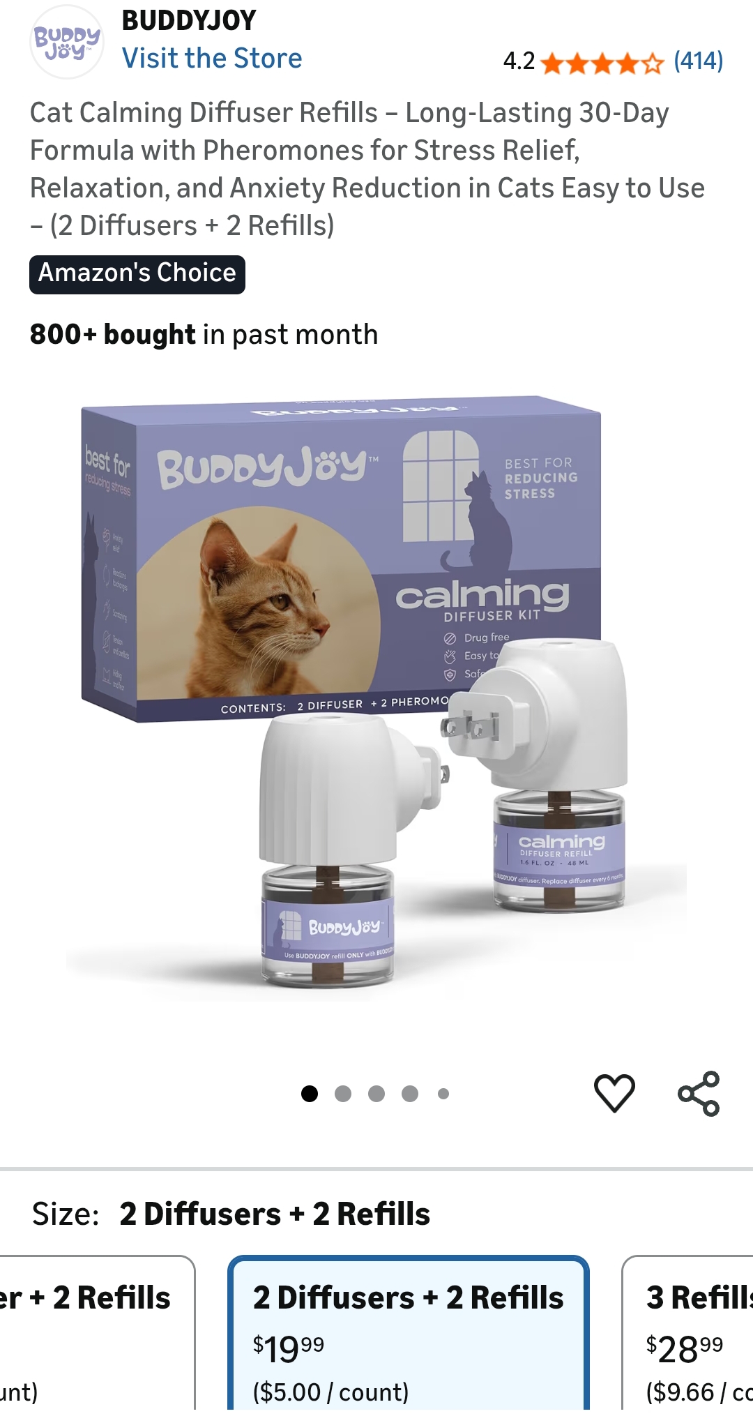 Cat Calming Diffuser Refills