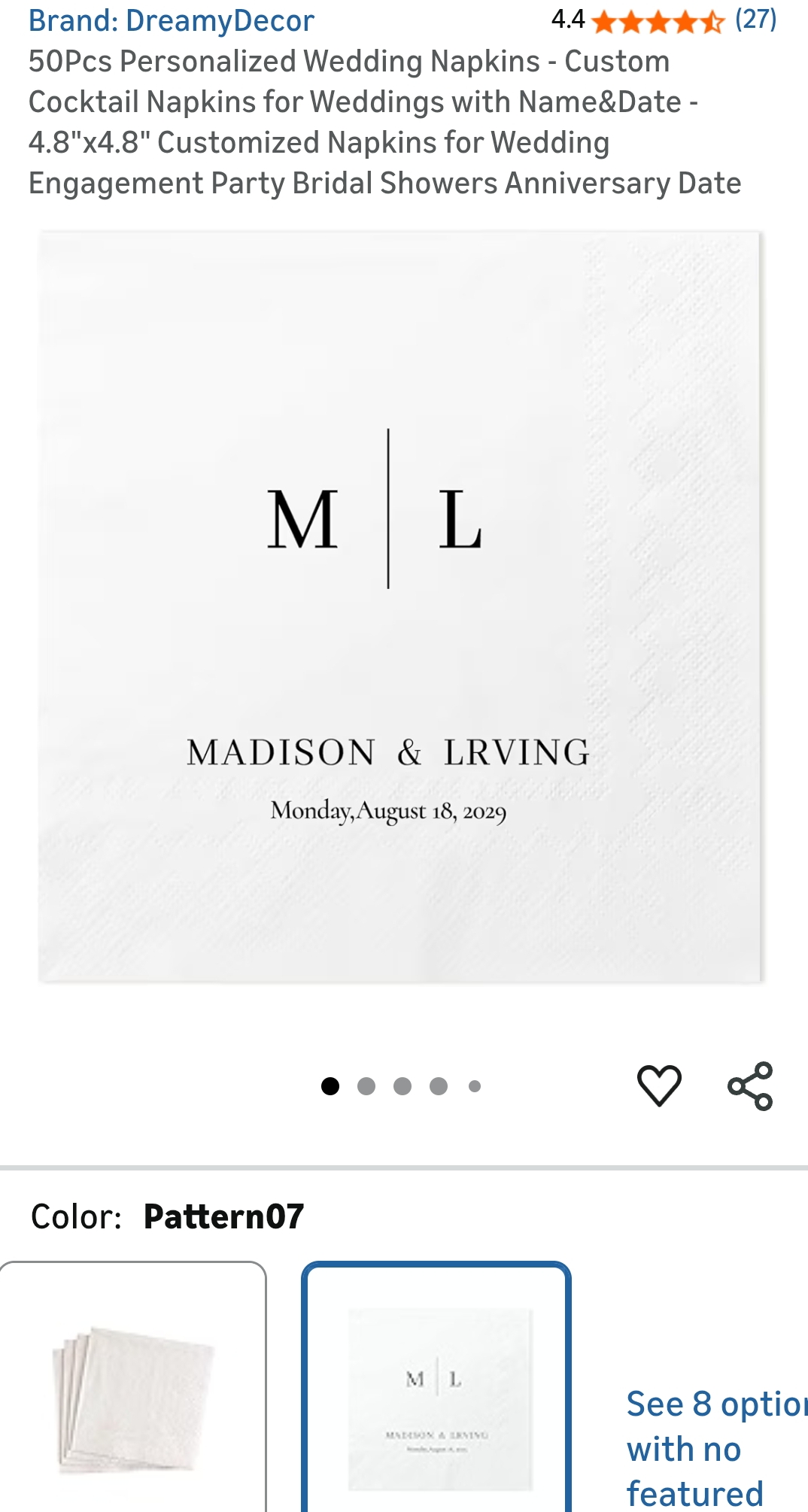 Personalized Napkins