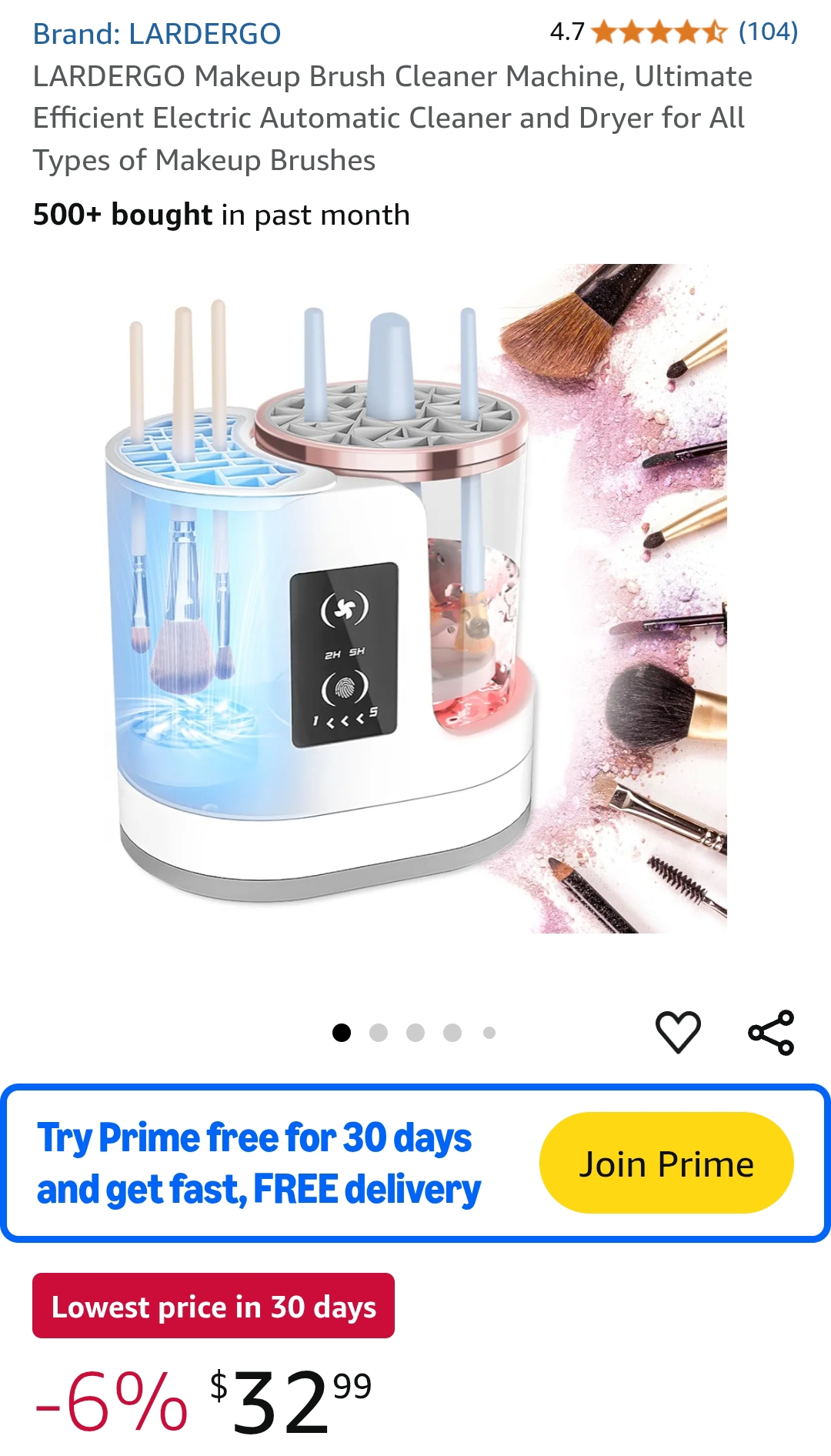 Electric Makeup Brush Cleaner