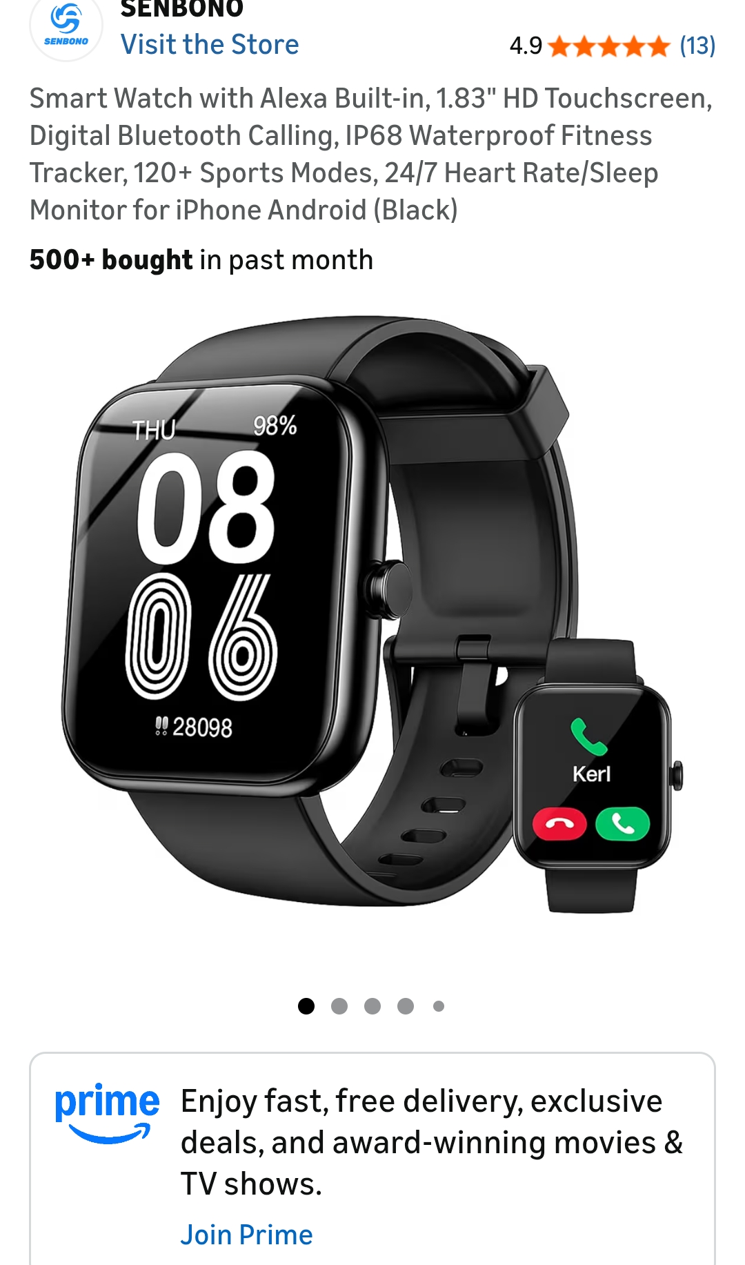 smart watch with alexa