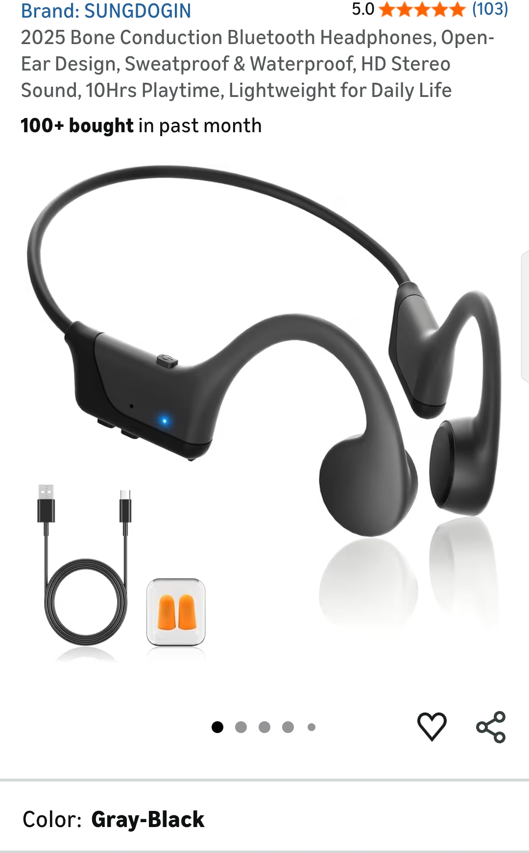 Bone Conduction Headphones