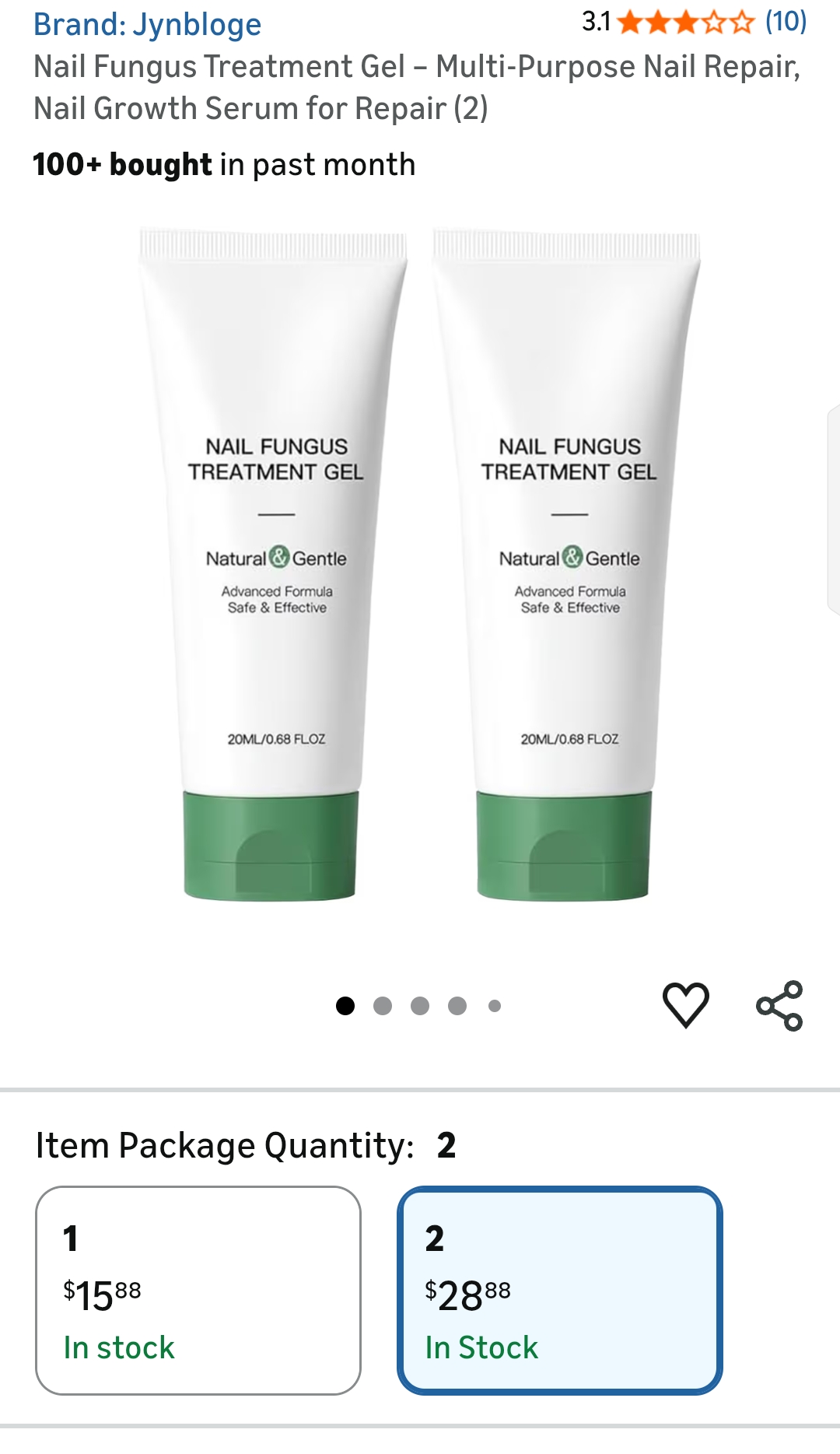 Nail Fungus Treatment Gel