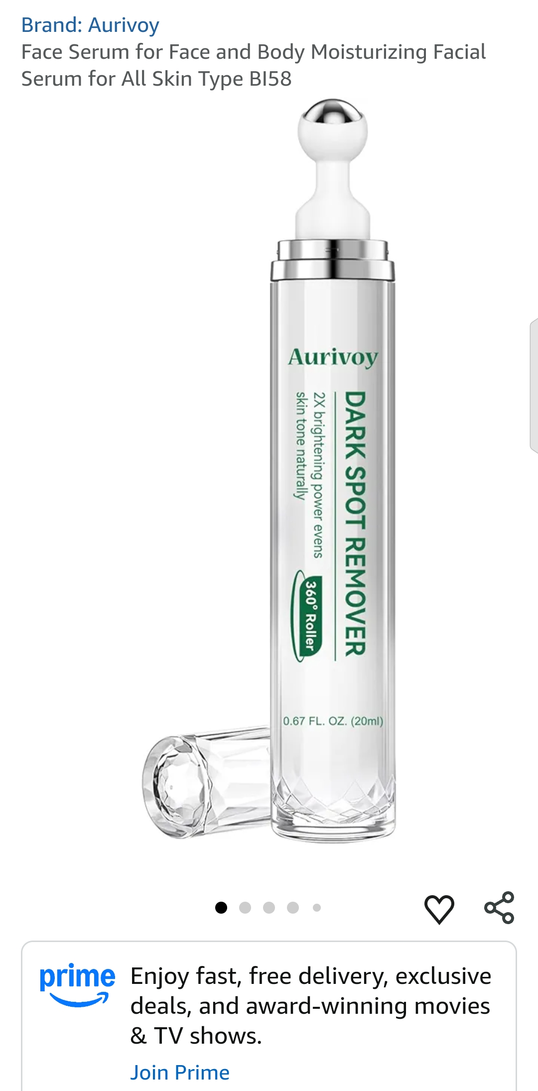 Face Serum for Face and Body Moisturizing