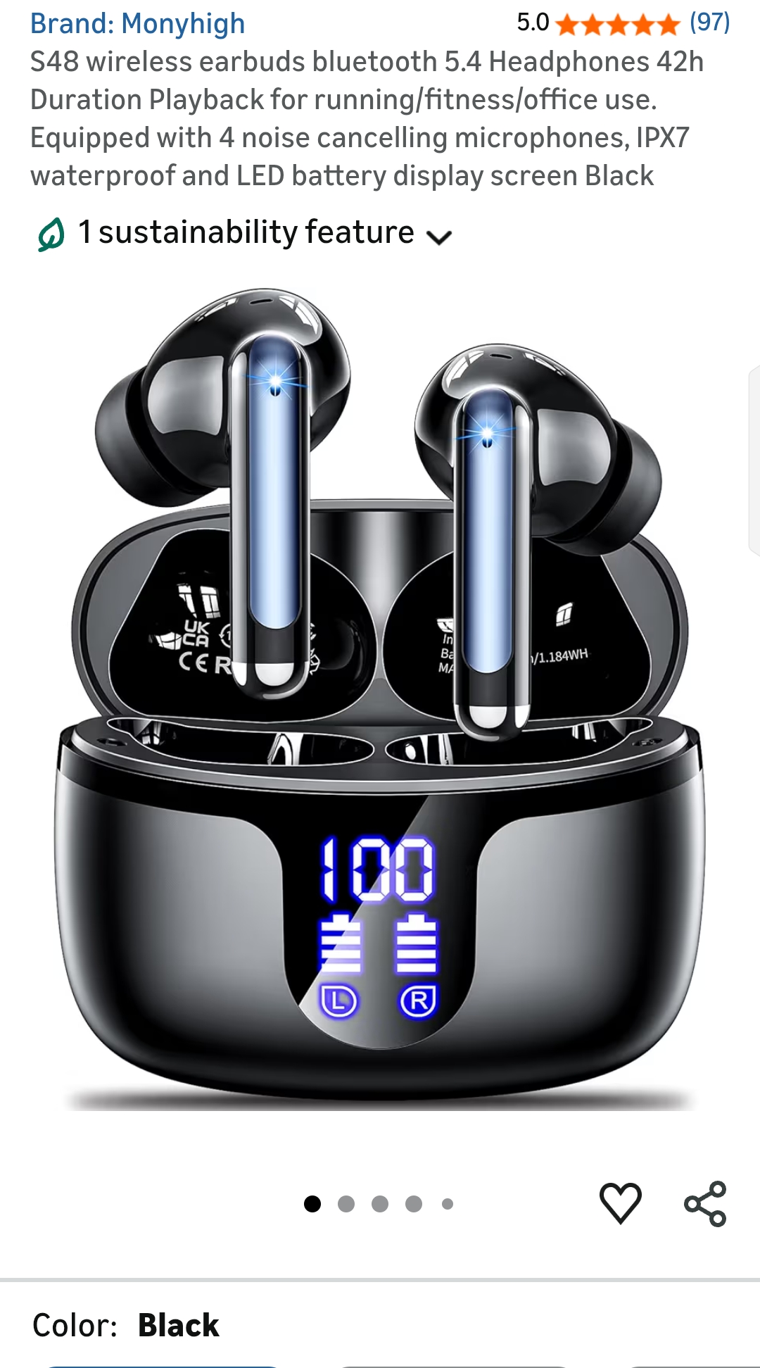 s48 wireless earbuds