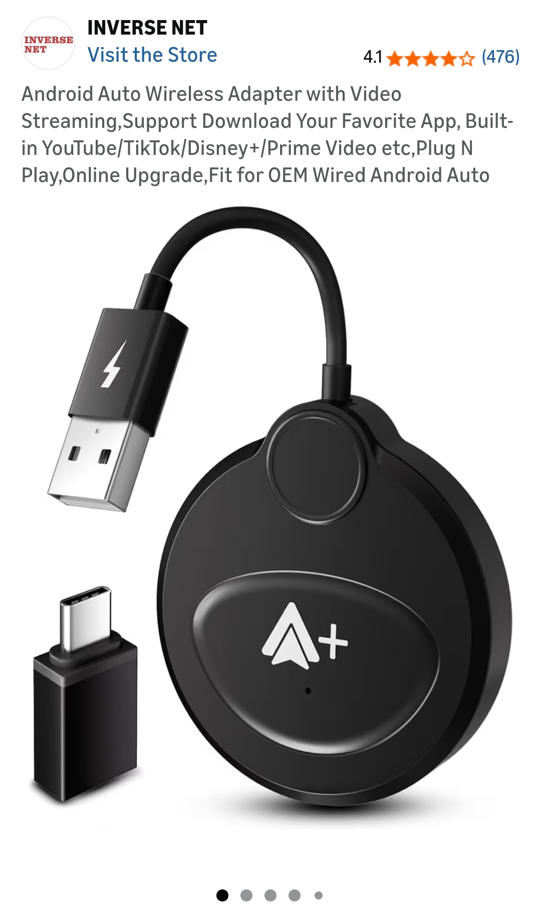 Android auto wireless adapter