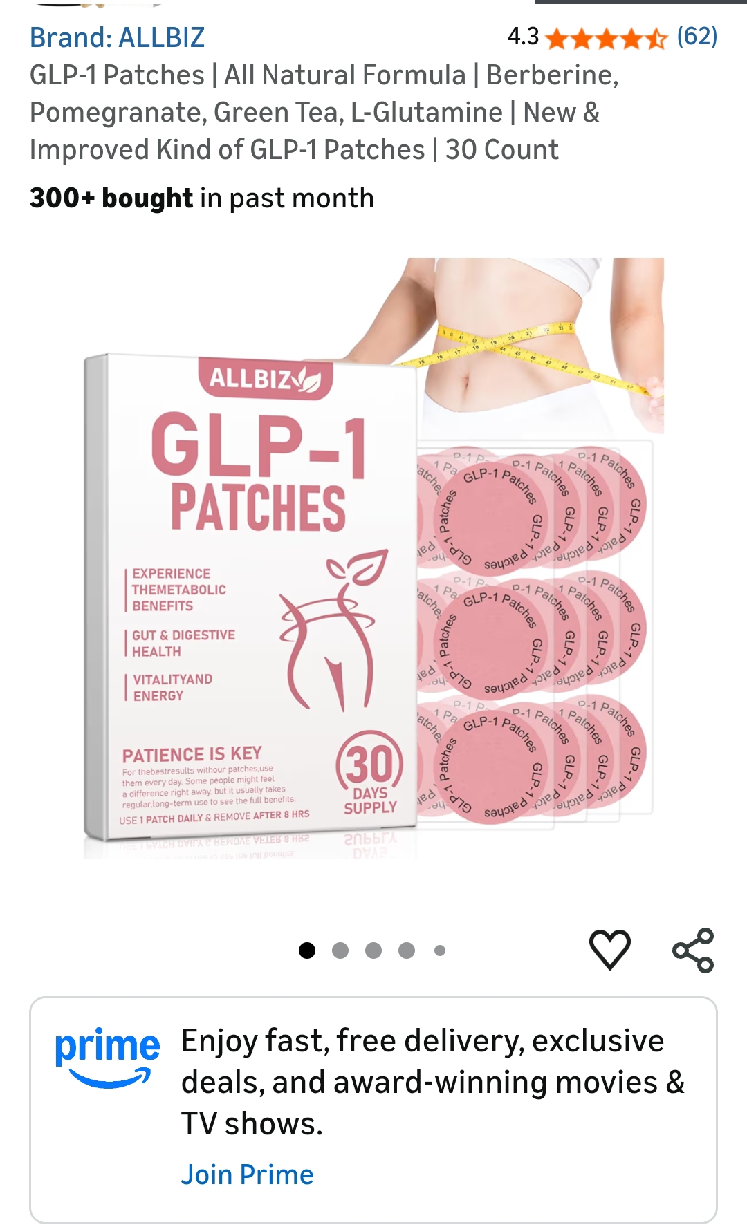 glp1 patches for weight loss