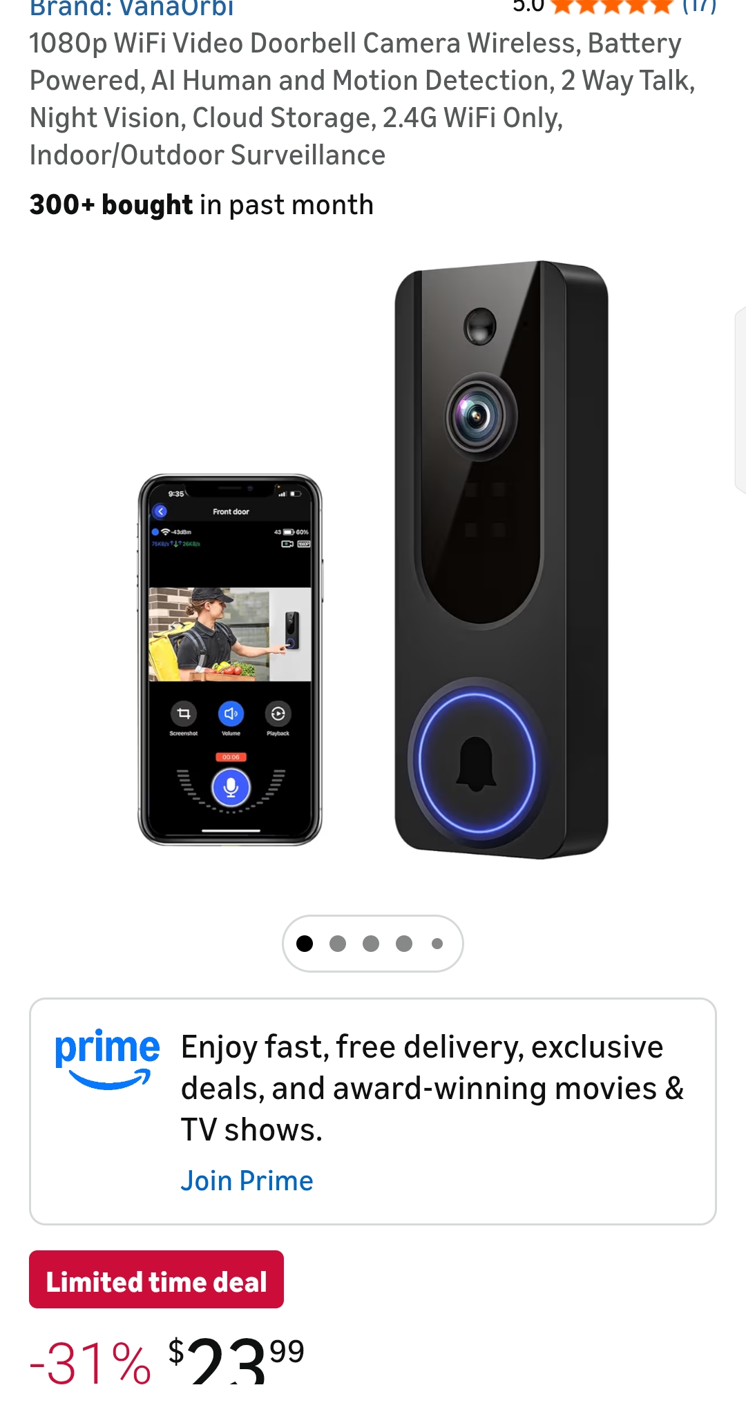 wireless doorbell camera