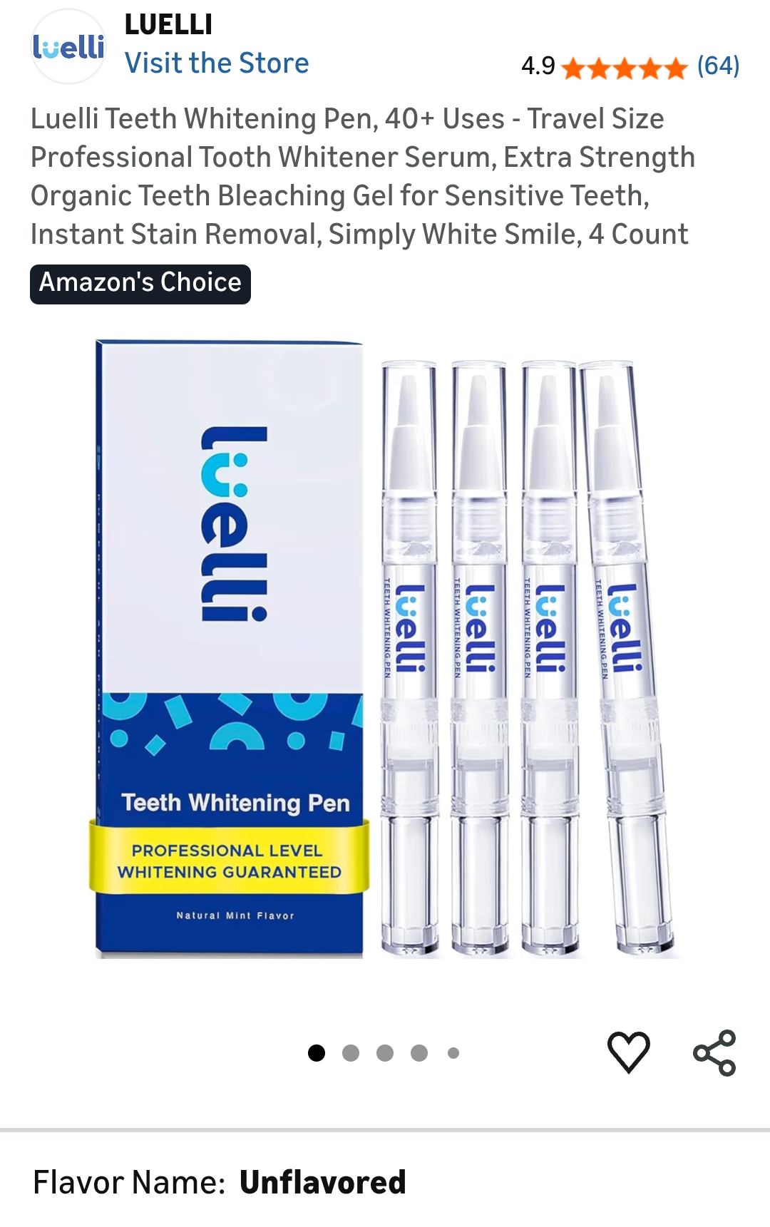 Luelli Teeth Whitening Pen