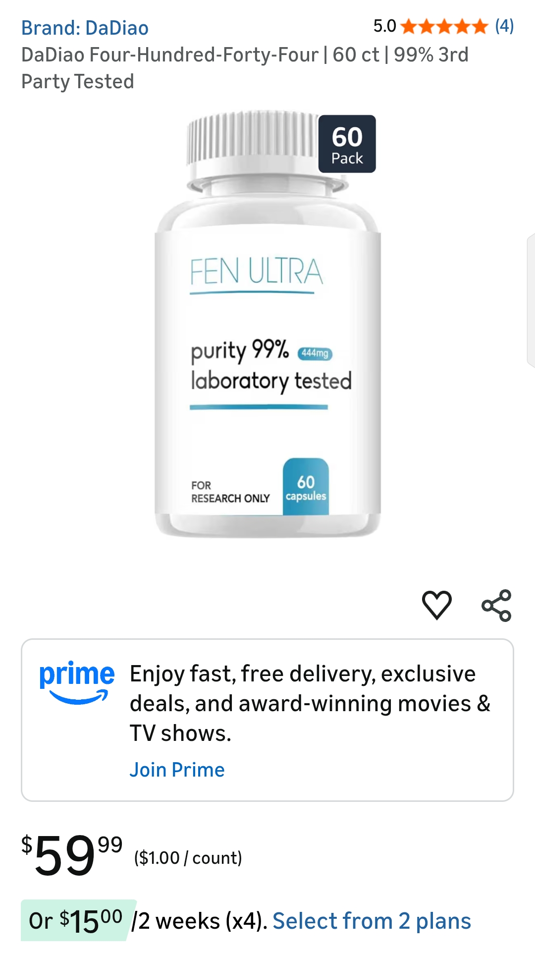 fenbendazole 444mg capsules
