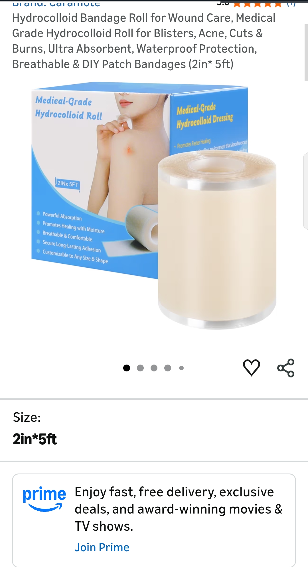 hydrocolloid bandages roll