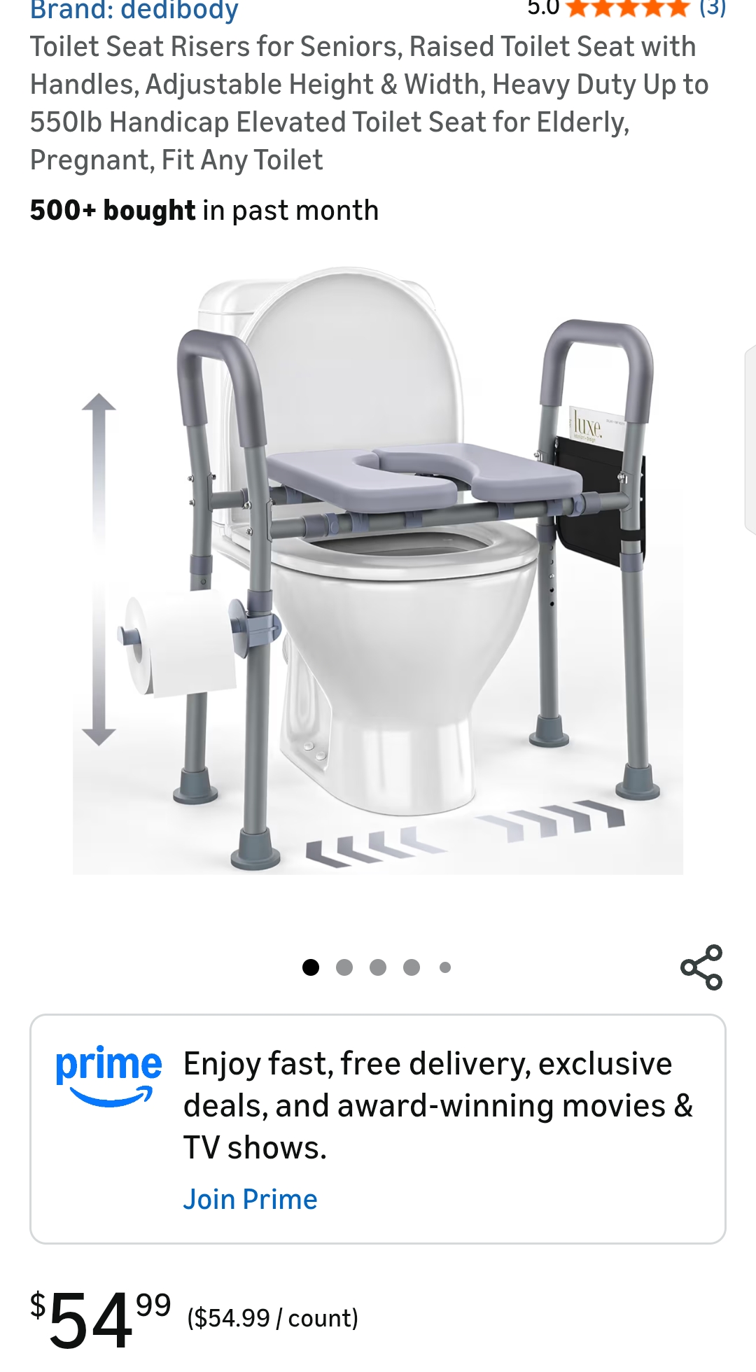 raised toilet seat