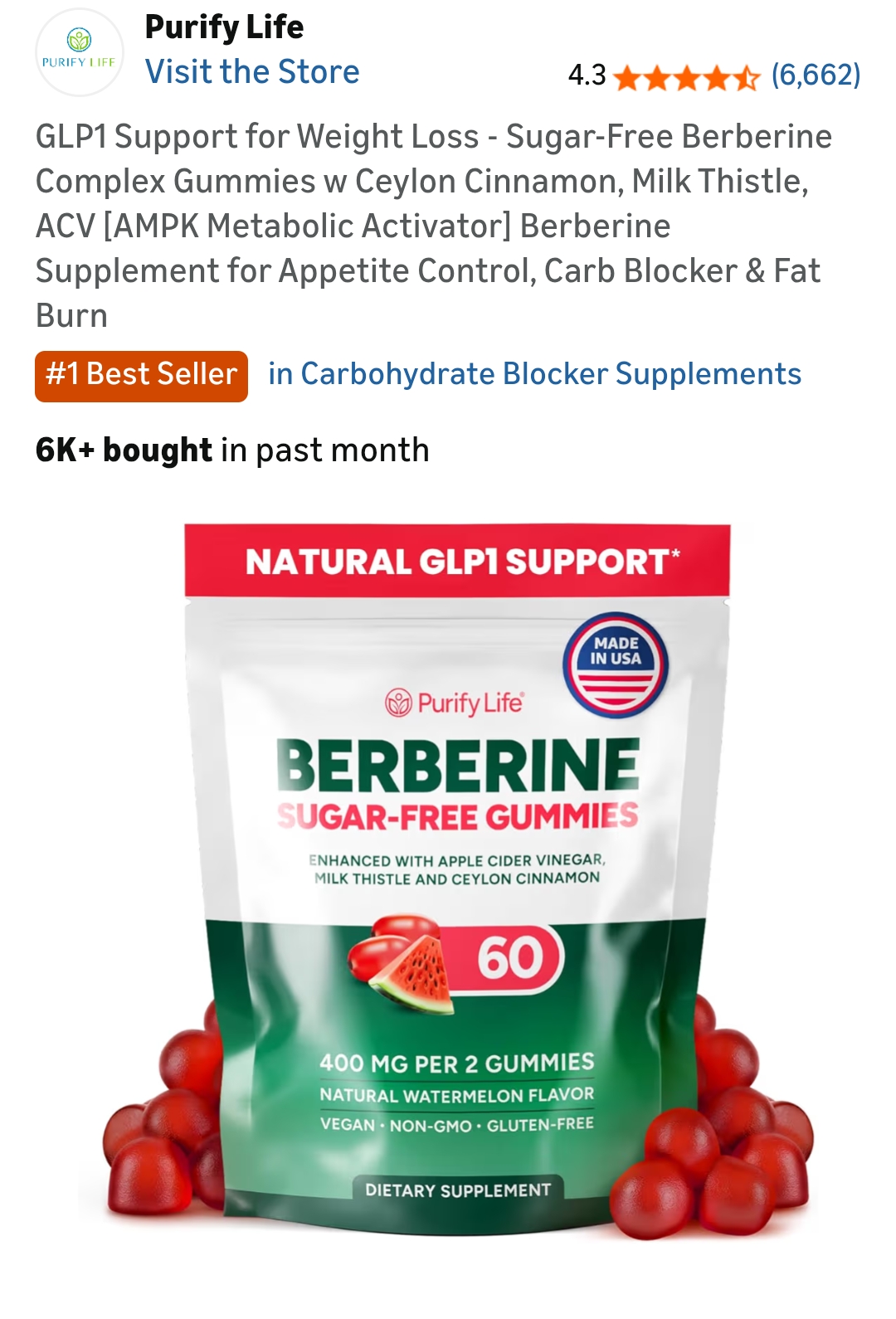 Berberine weight loss