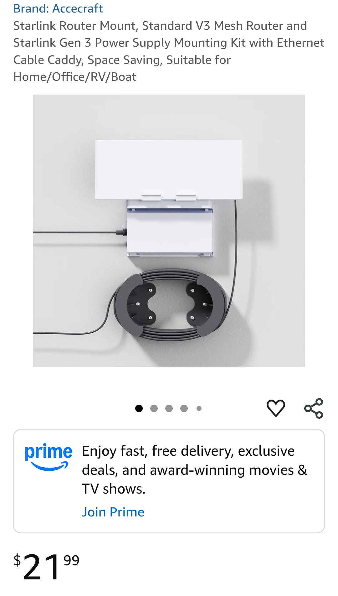 starlink router mount
