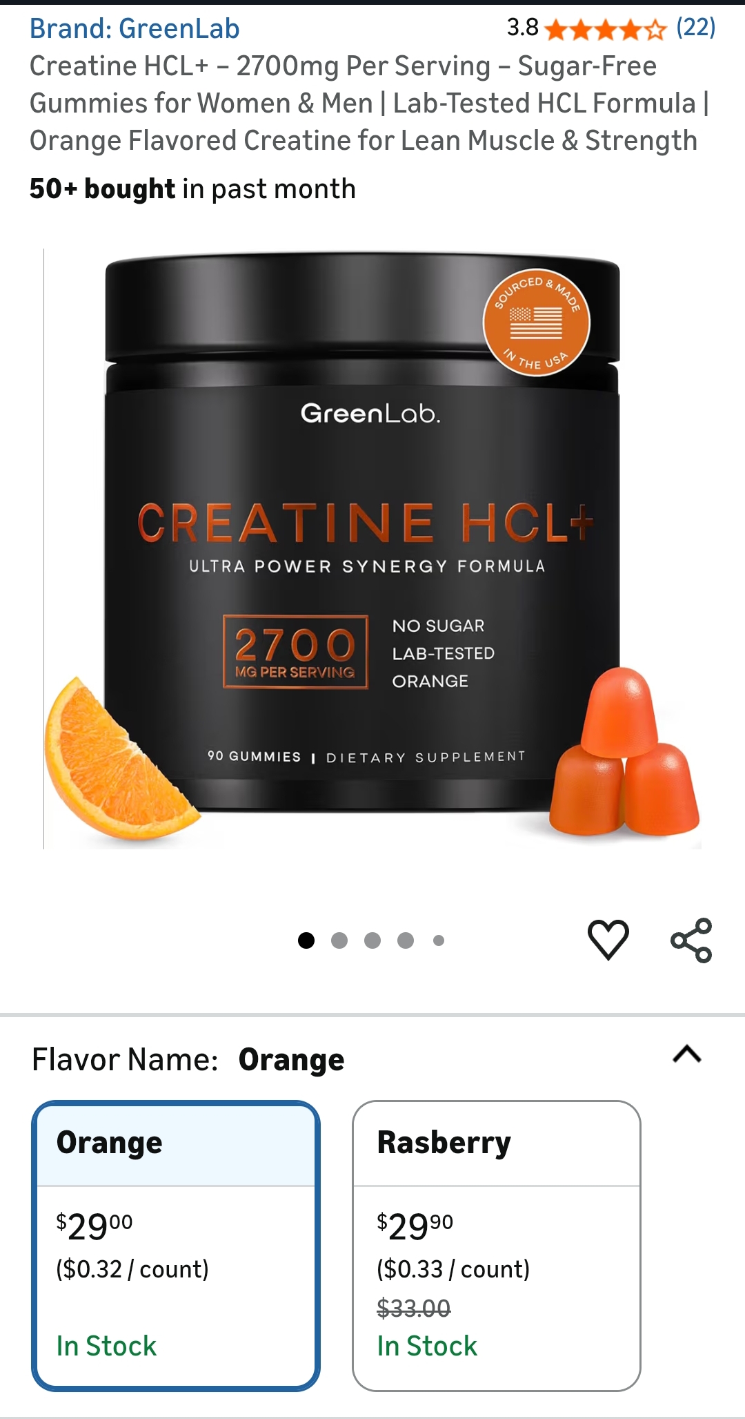 Creatine HCL+ Gummies