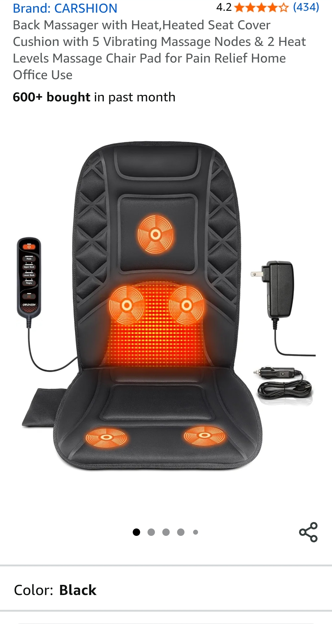 back massager for chair