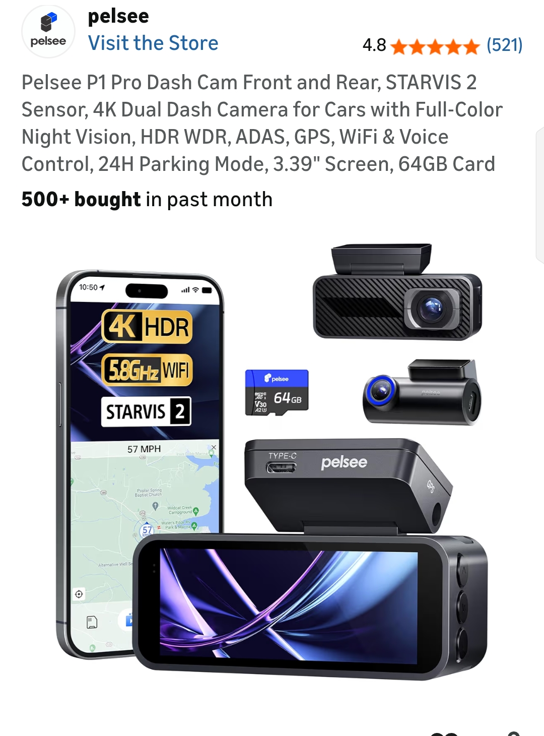 dash cam front and rear