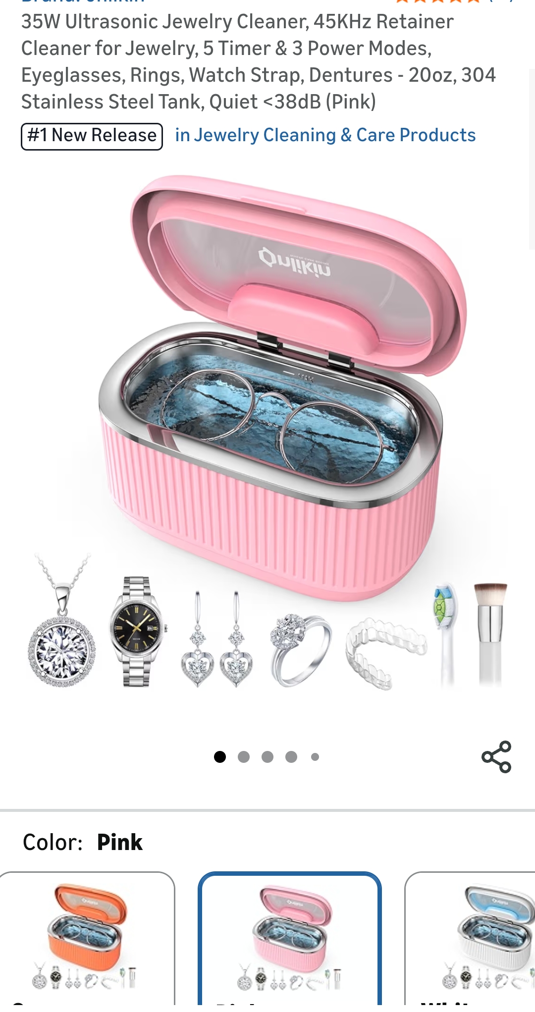 Ultrasonic Jewelry Cleaner