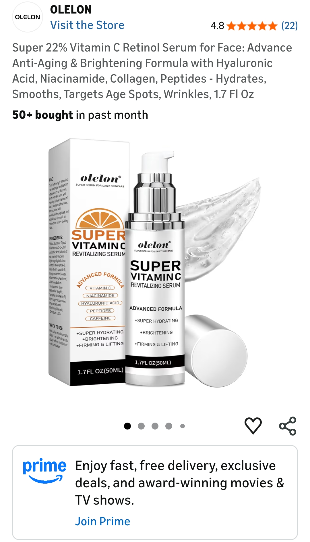 Retinol Serum for Face