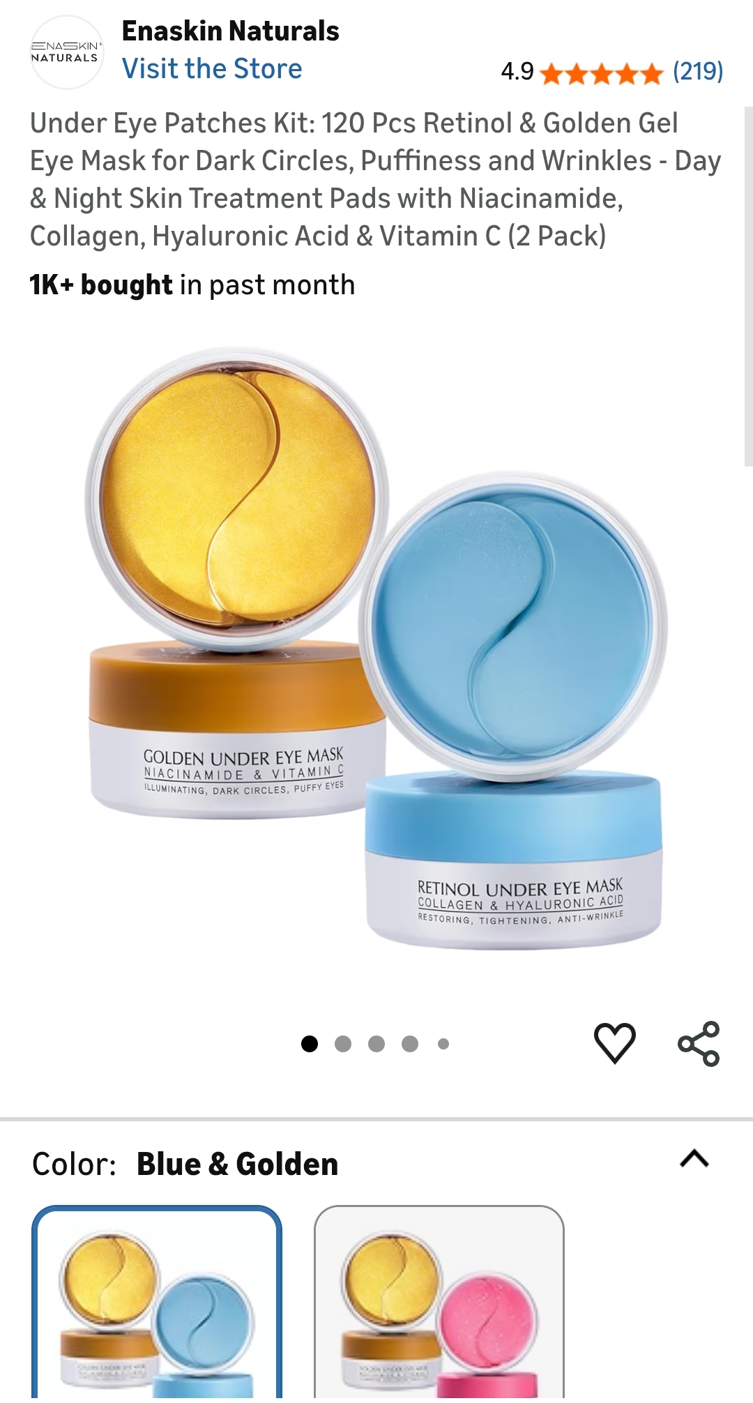 retinol under eye patches