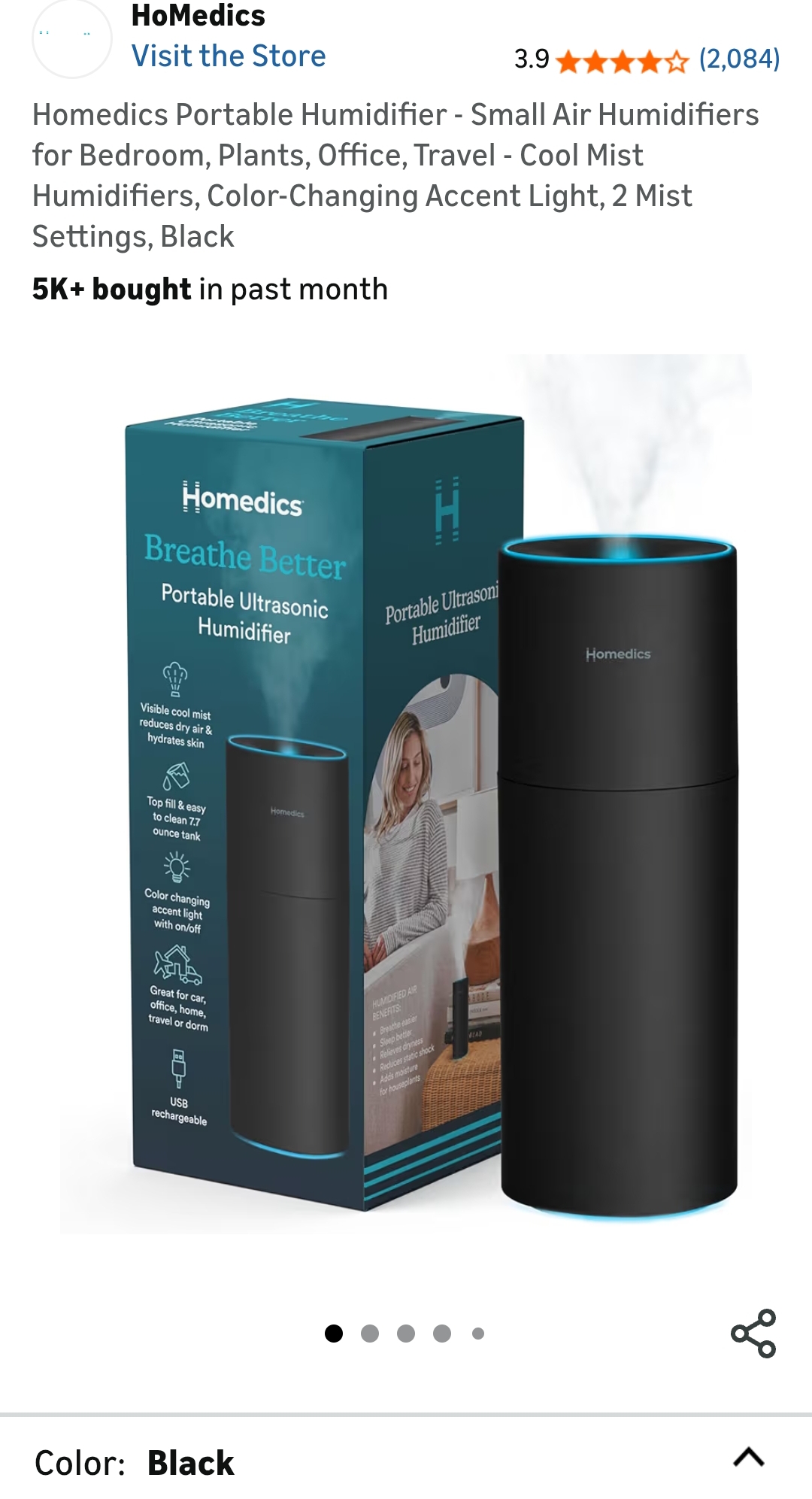 Small Air Humidifiers for Bedroom