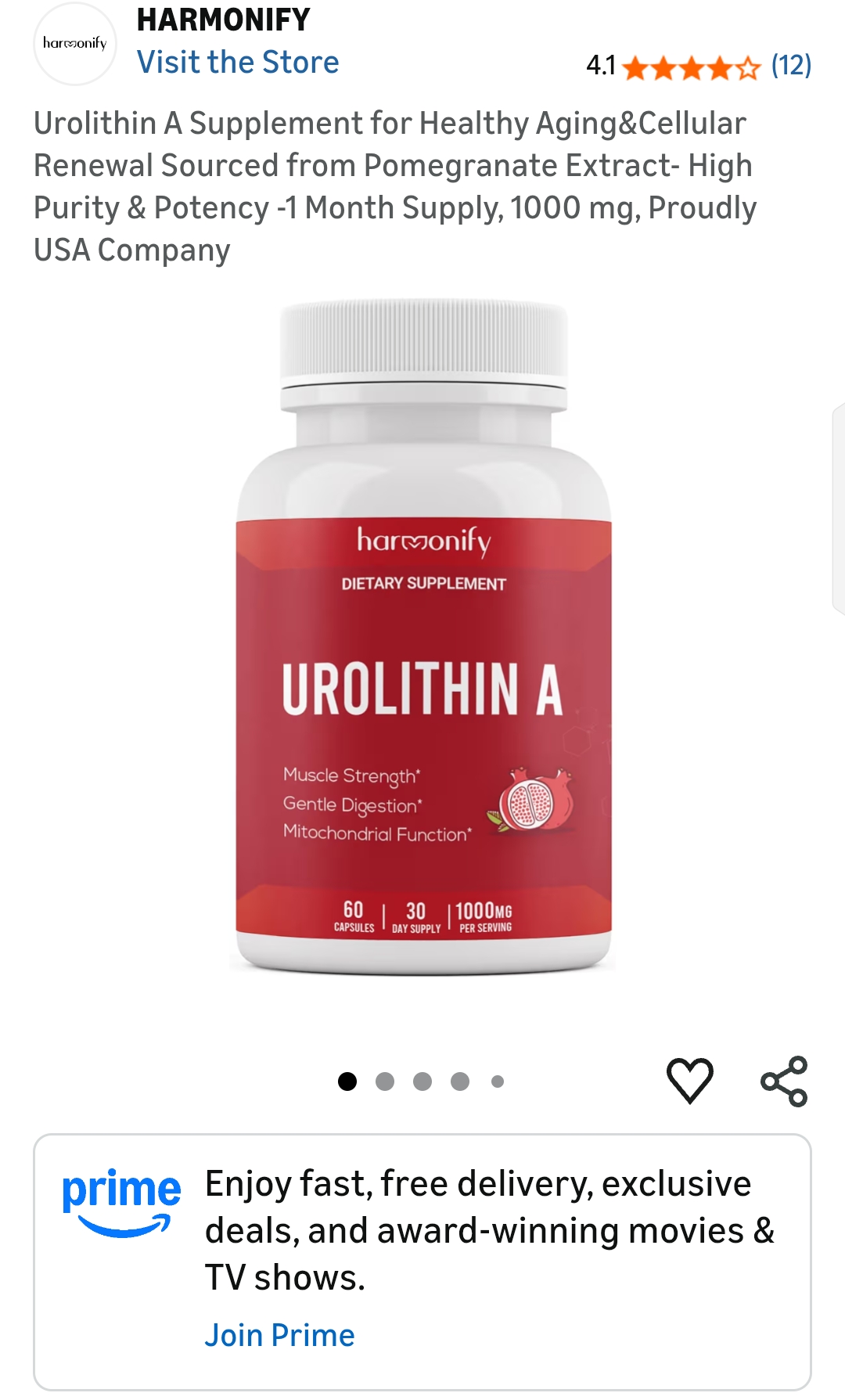 Urolithin A Supplement