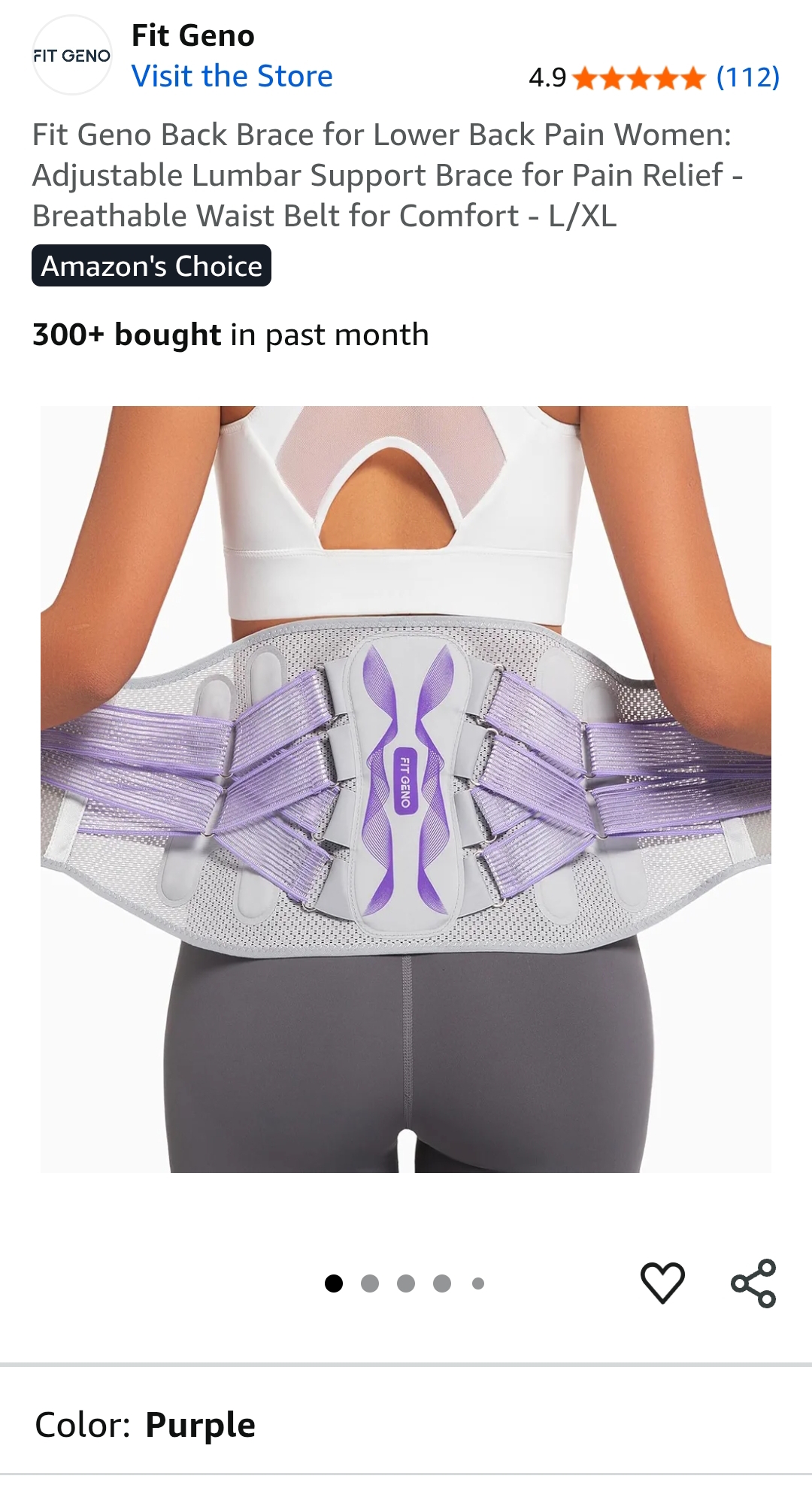 back brace for lower back pain women