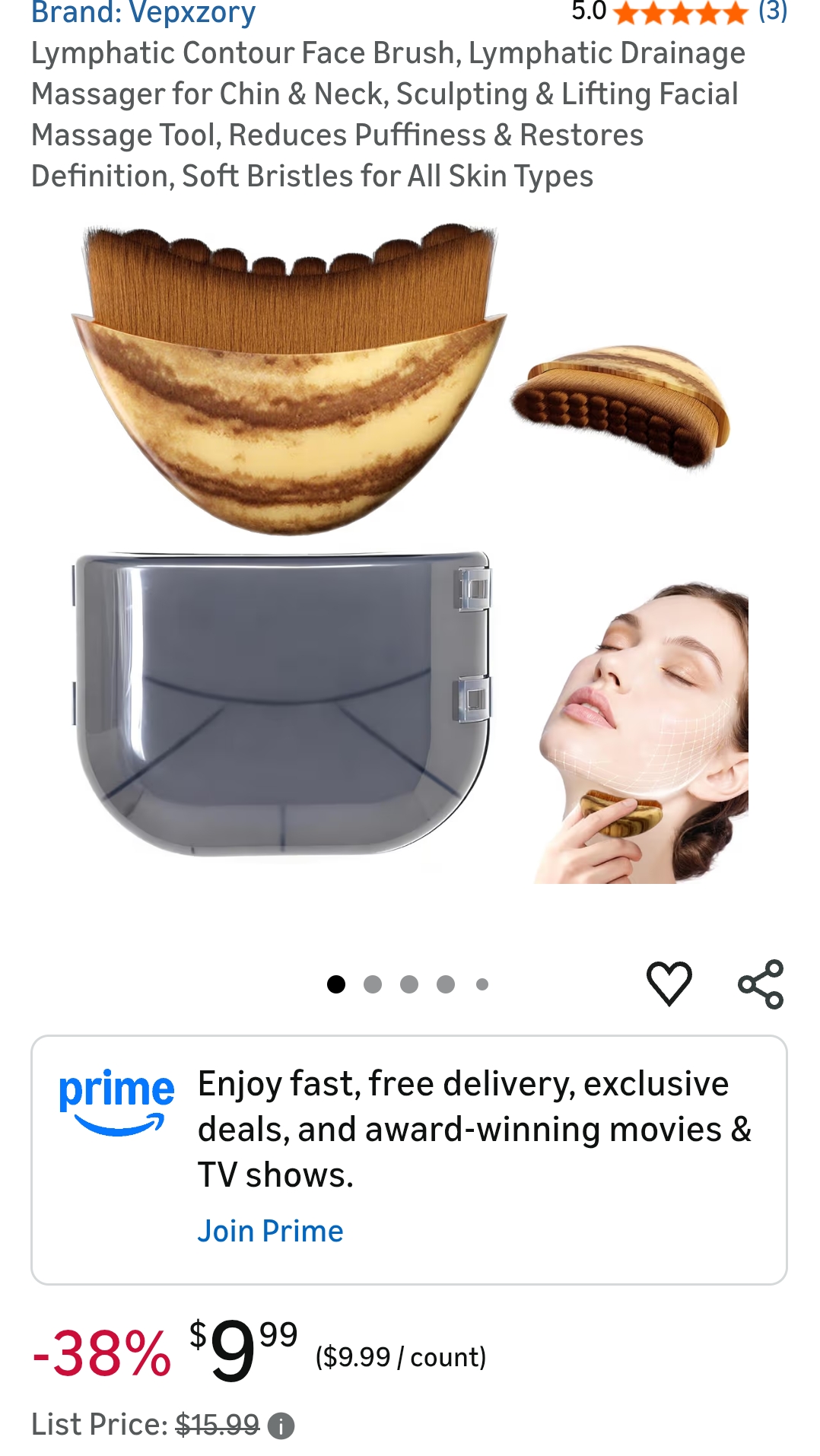 Lymphatic Contour Face Brush